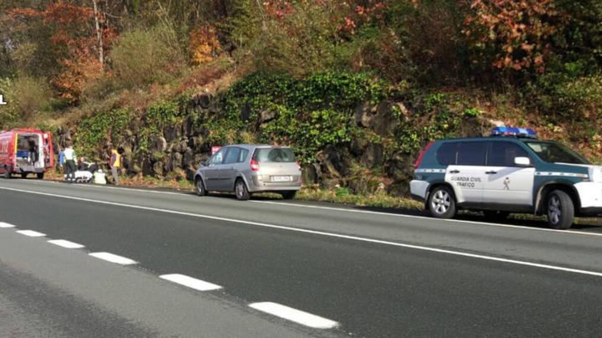 Herido un motorista tras salirse de la vía entre Sunbilla y Santesteban