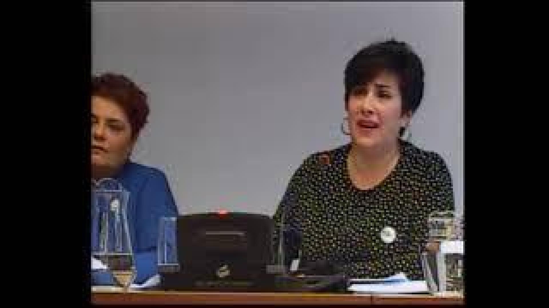 Momentos de tensión entre Solana y Beltrán por el Skolae en el Parlamento de Navarra