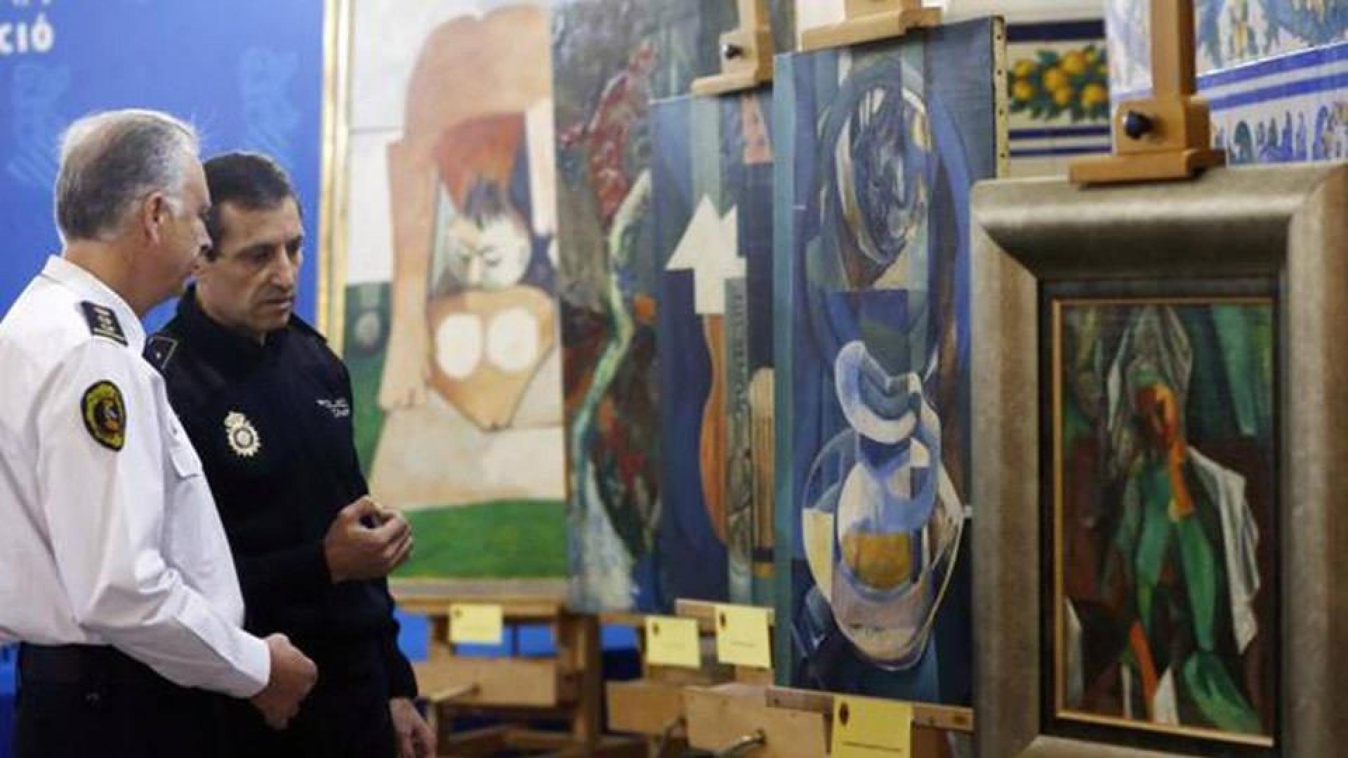 Una operación anterior contra la falsificación de obras de arte.