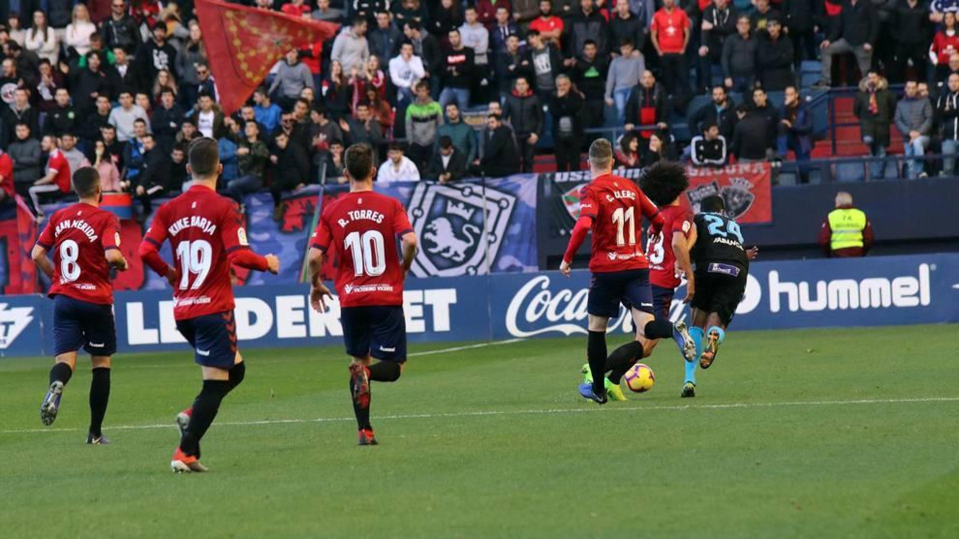 Imágenes del partido del Osasuna Lugo.