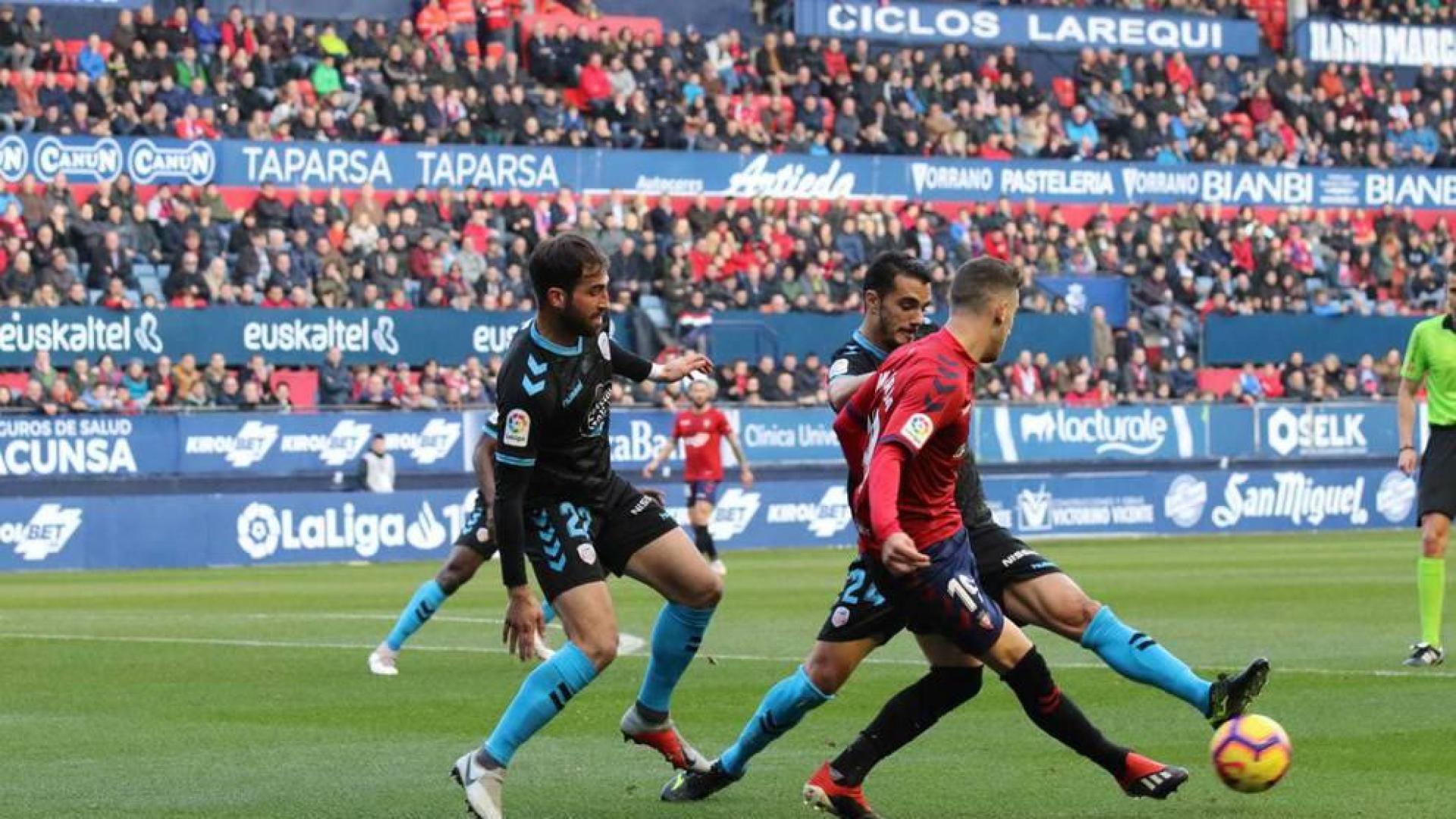 En directo: Sigue la retransmisión minuto a minuto del Osasuna-Lugo
