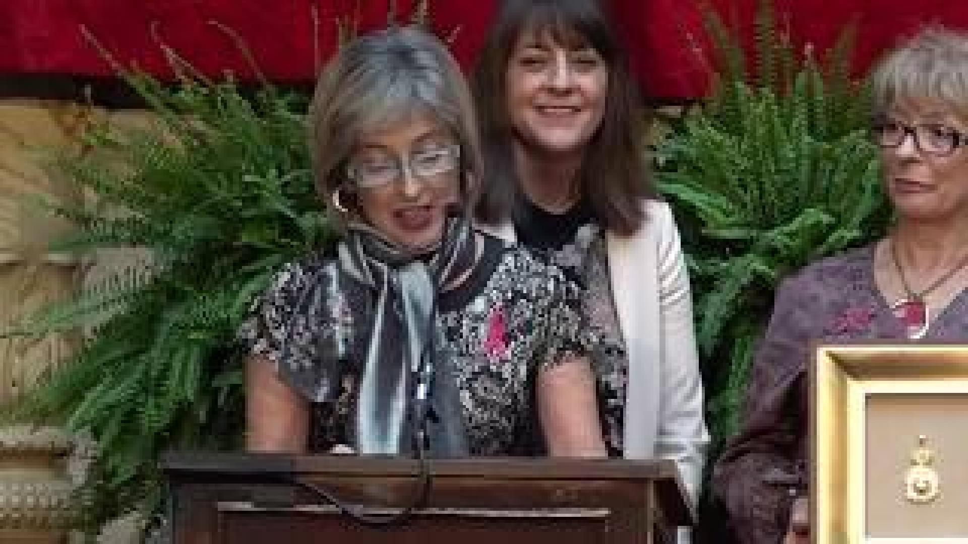 Entrega de la medalla de oro de Navarra 2018 a Saray