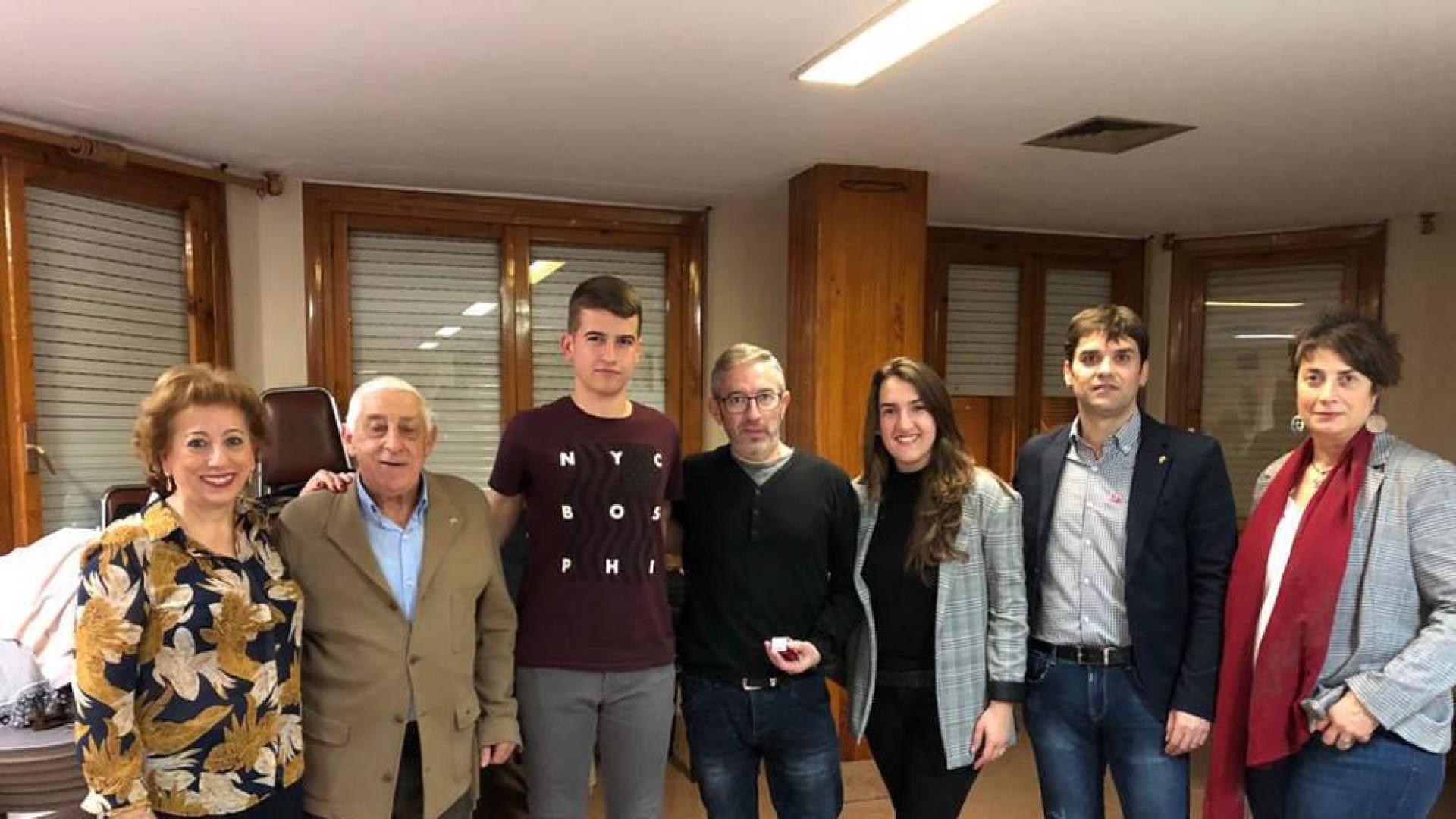 Los donantes de Lodosa celebran su fiesta anual con una medalla de plata