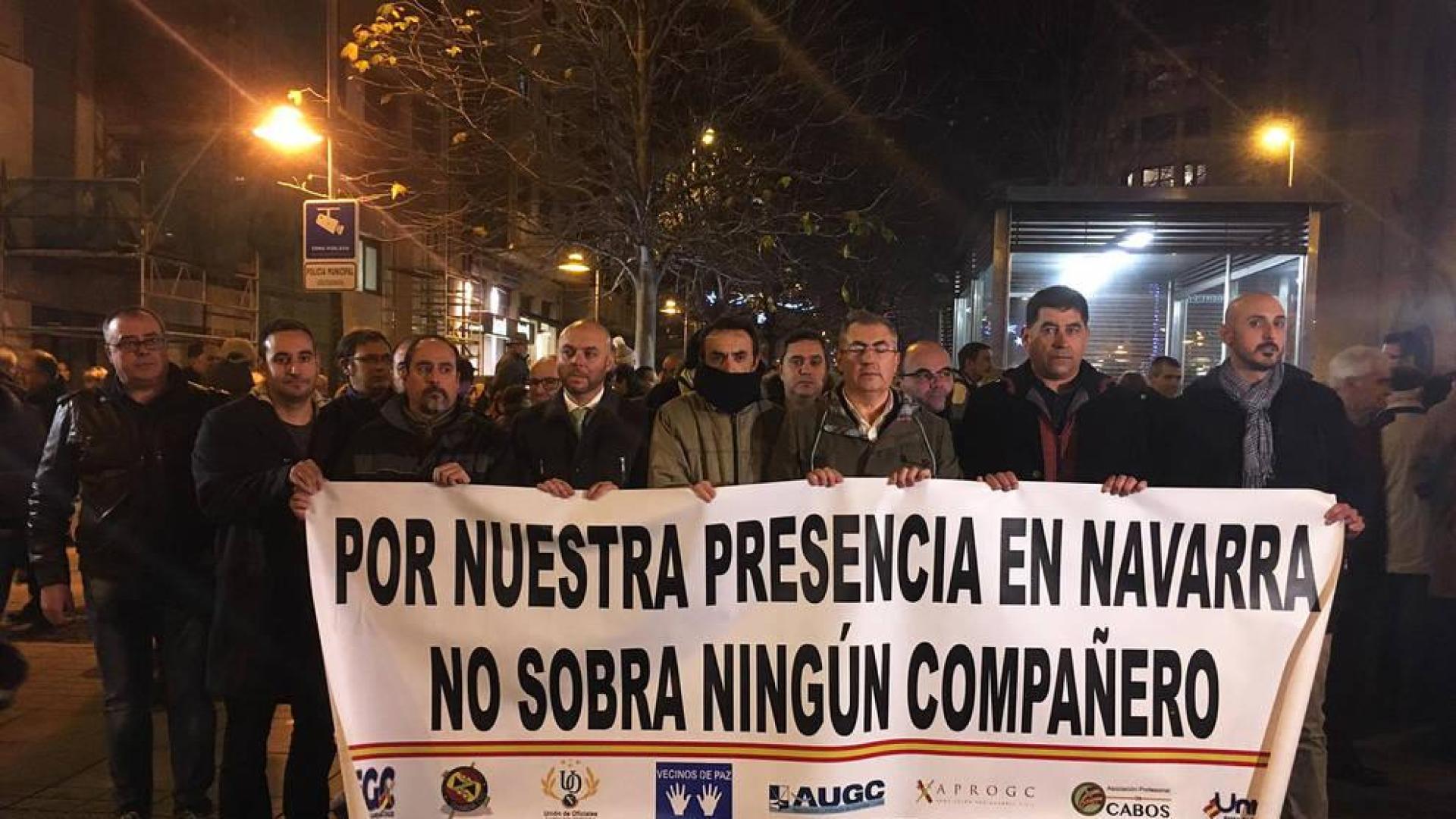 La Guardia Civil pide que se respete su presencia en Navarra