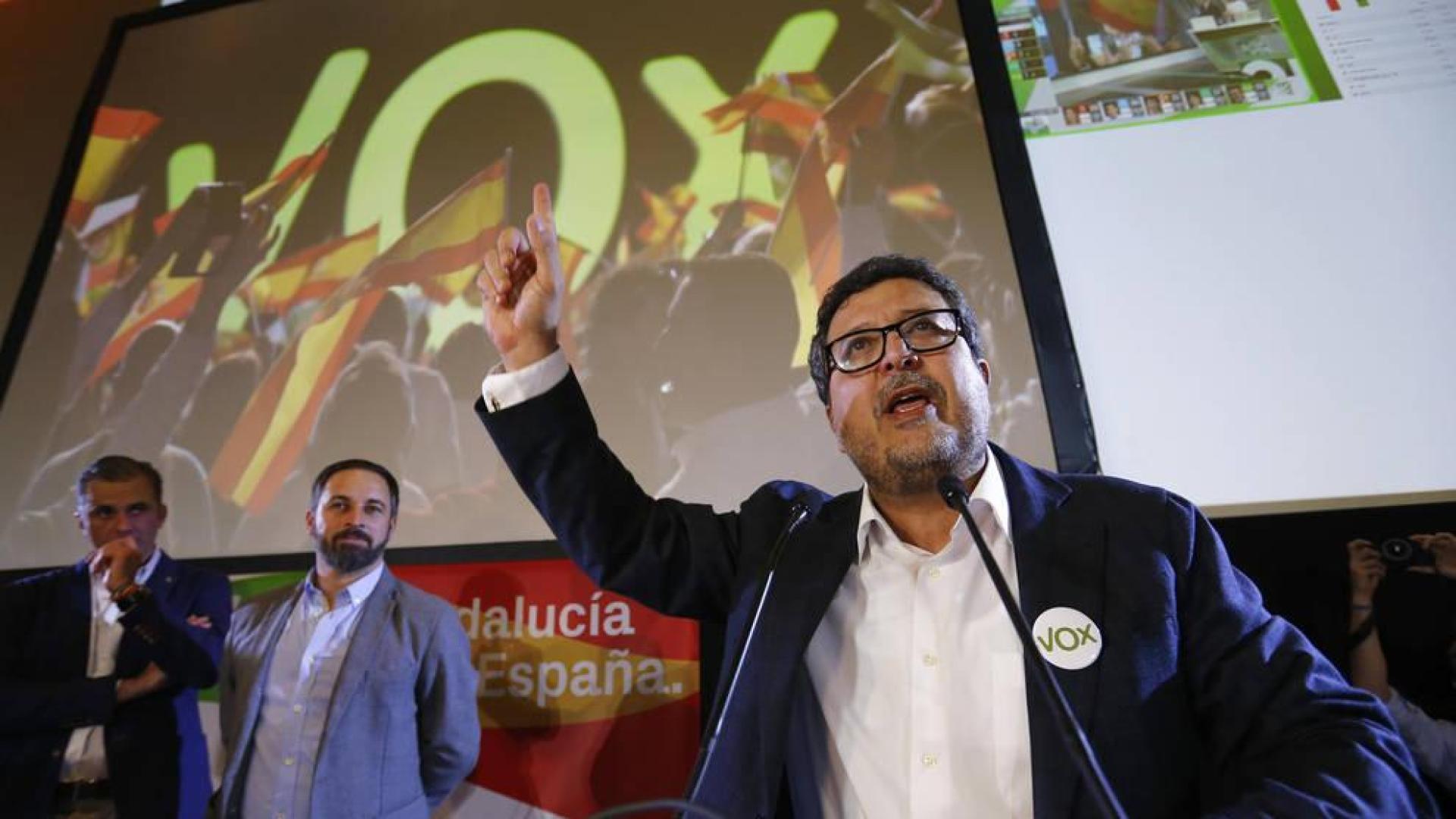 Serrano (Vox): "Vamos a propiciar el cambio en Andalucía, la reconquista"