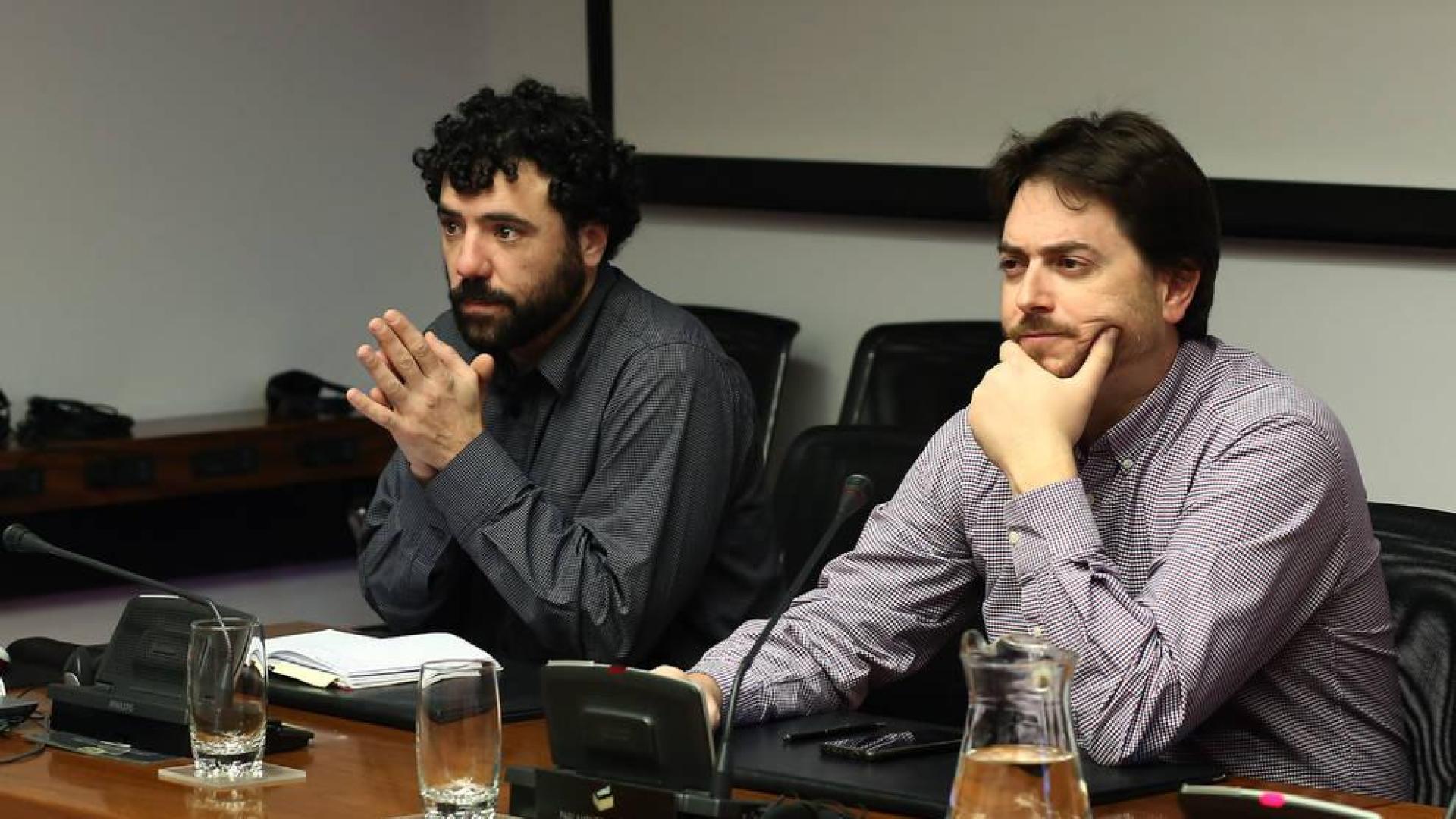 Por la izda.: Javier Zardoya Illana y Pablo Mendívil Pérez de Ciriza.