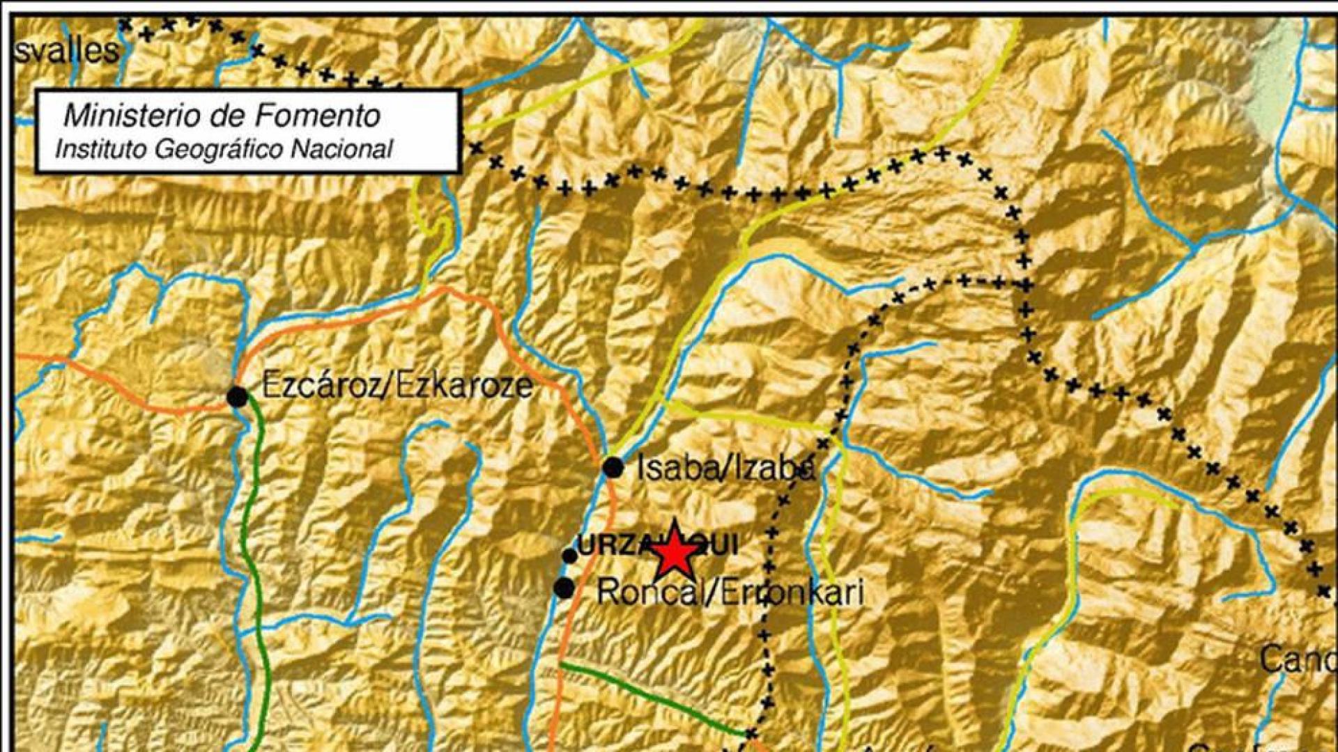 Navarra registra este jueves un terremoto de 2,7 grados con epicentro en Urzainqui