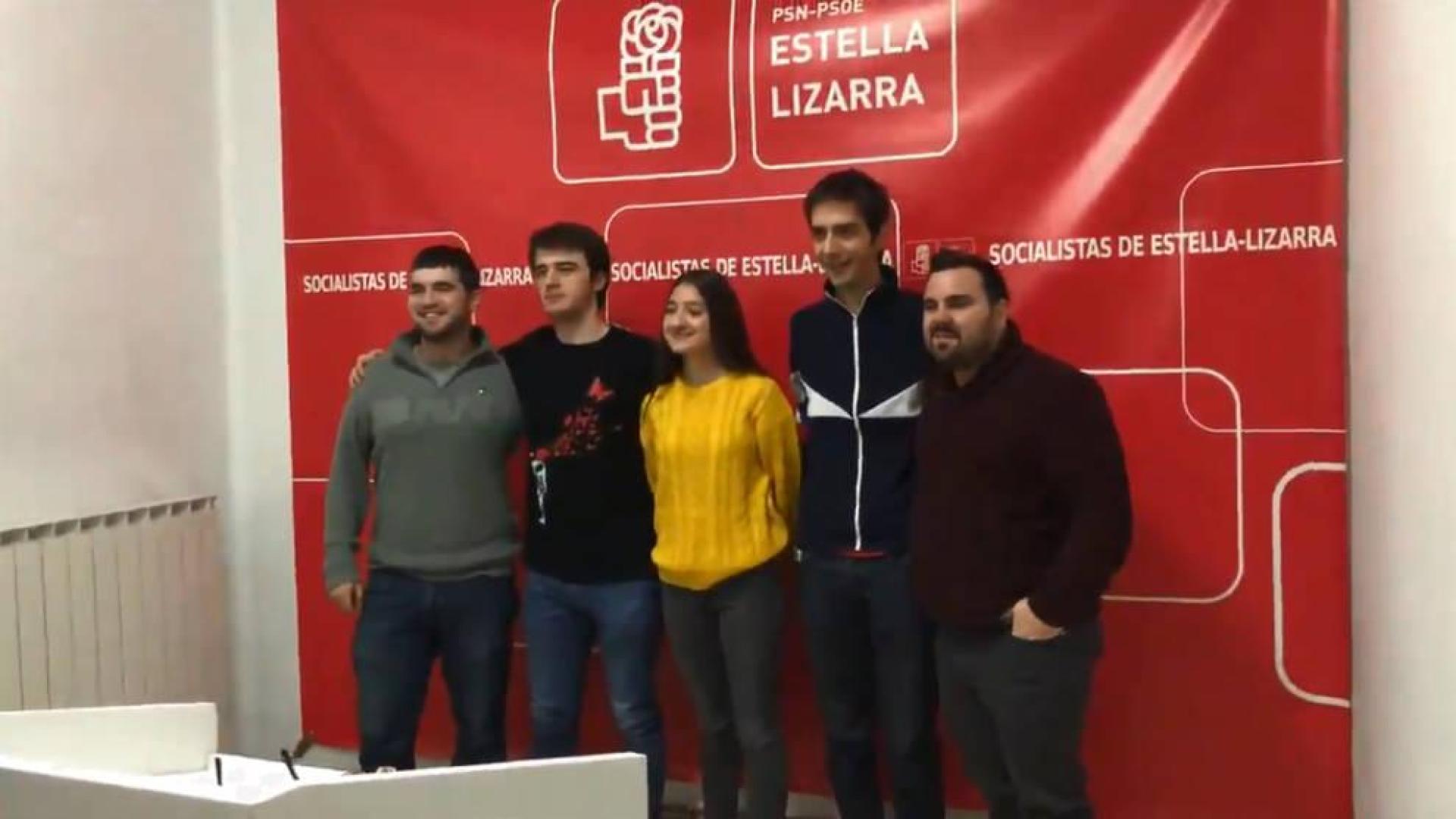 Juventudes Socialistas de Navarra constituye una agrupación en Estella