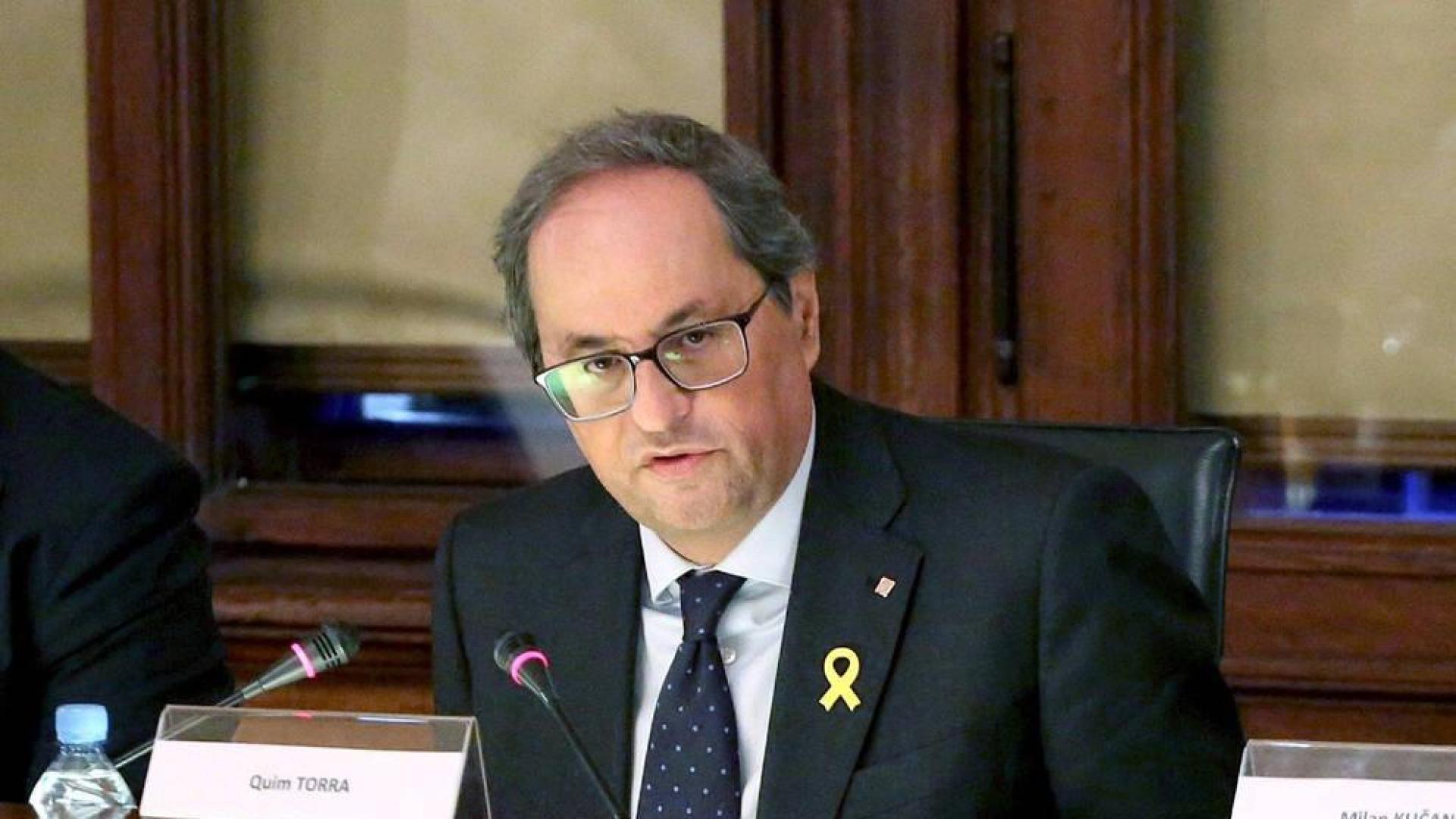 Torra hará un ayuno de 48 horas en apoyo a los presos en huelga de hambre