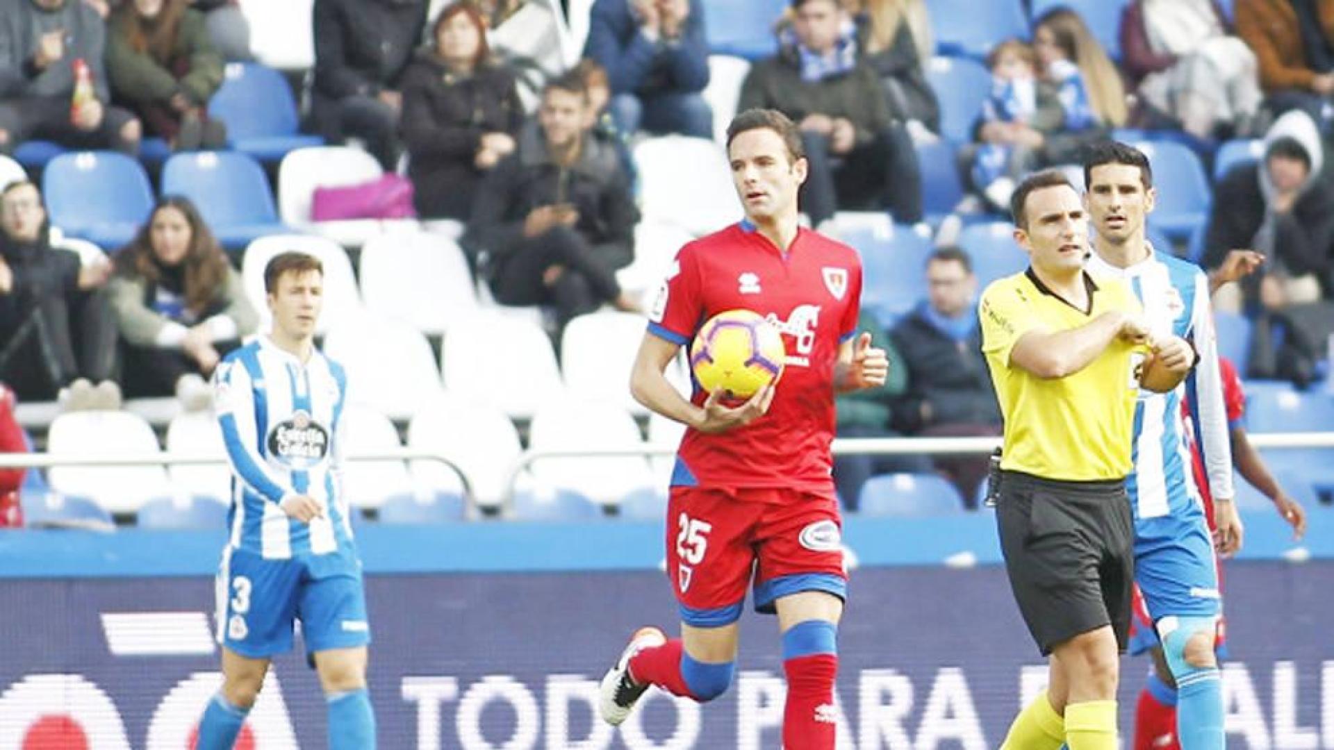 El Numancia asalta el ABANCA-Riazor y se queda a un gol de ganar