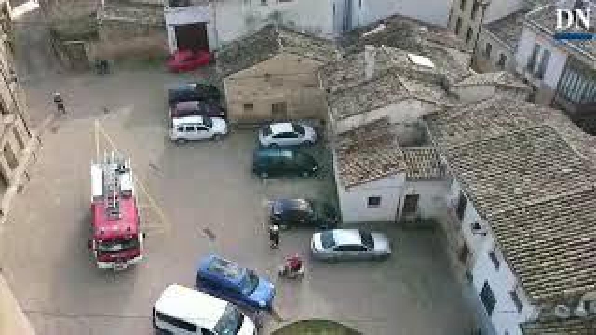 Incendio en Olite