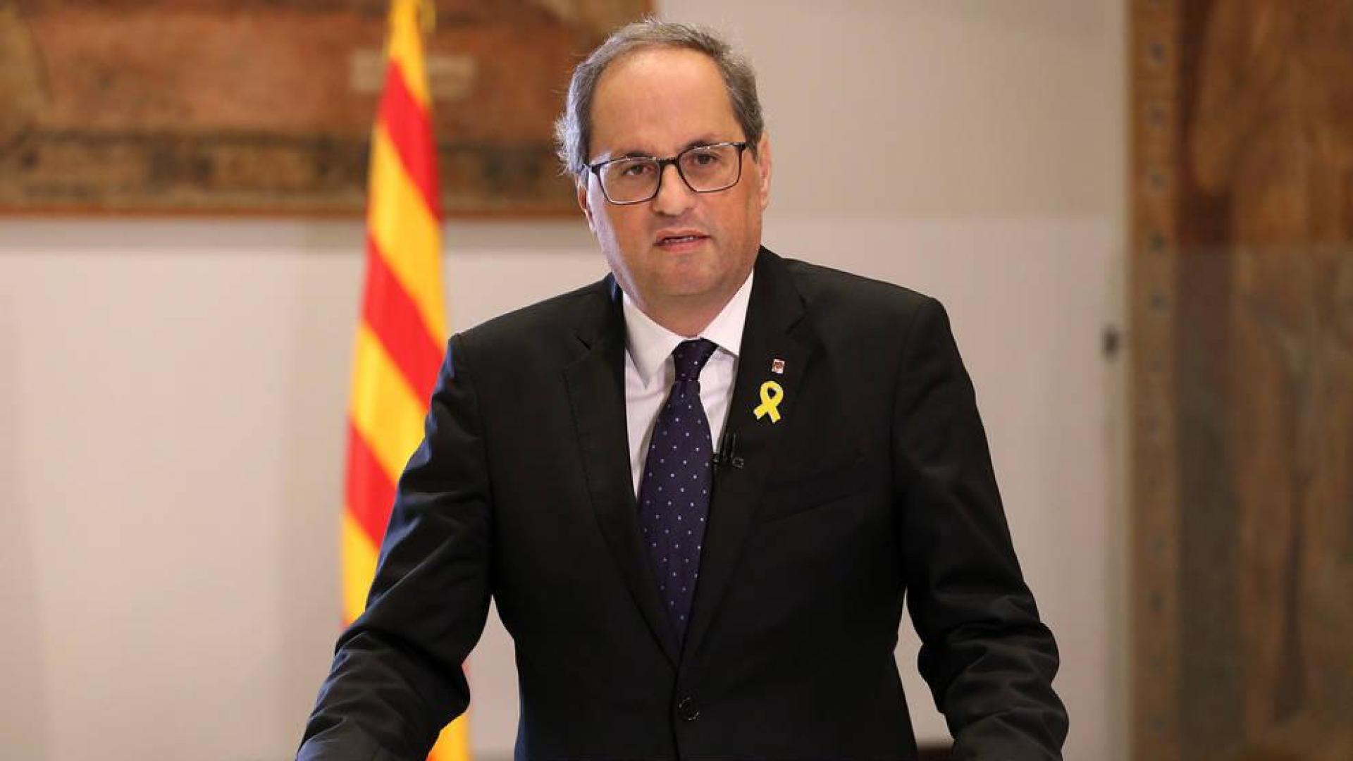 Torra afirma que "volver atrás no es ninguna opción" en el aniversario del 27-O