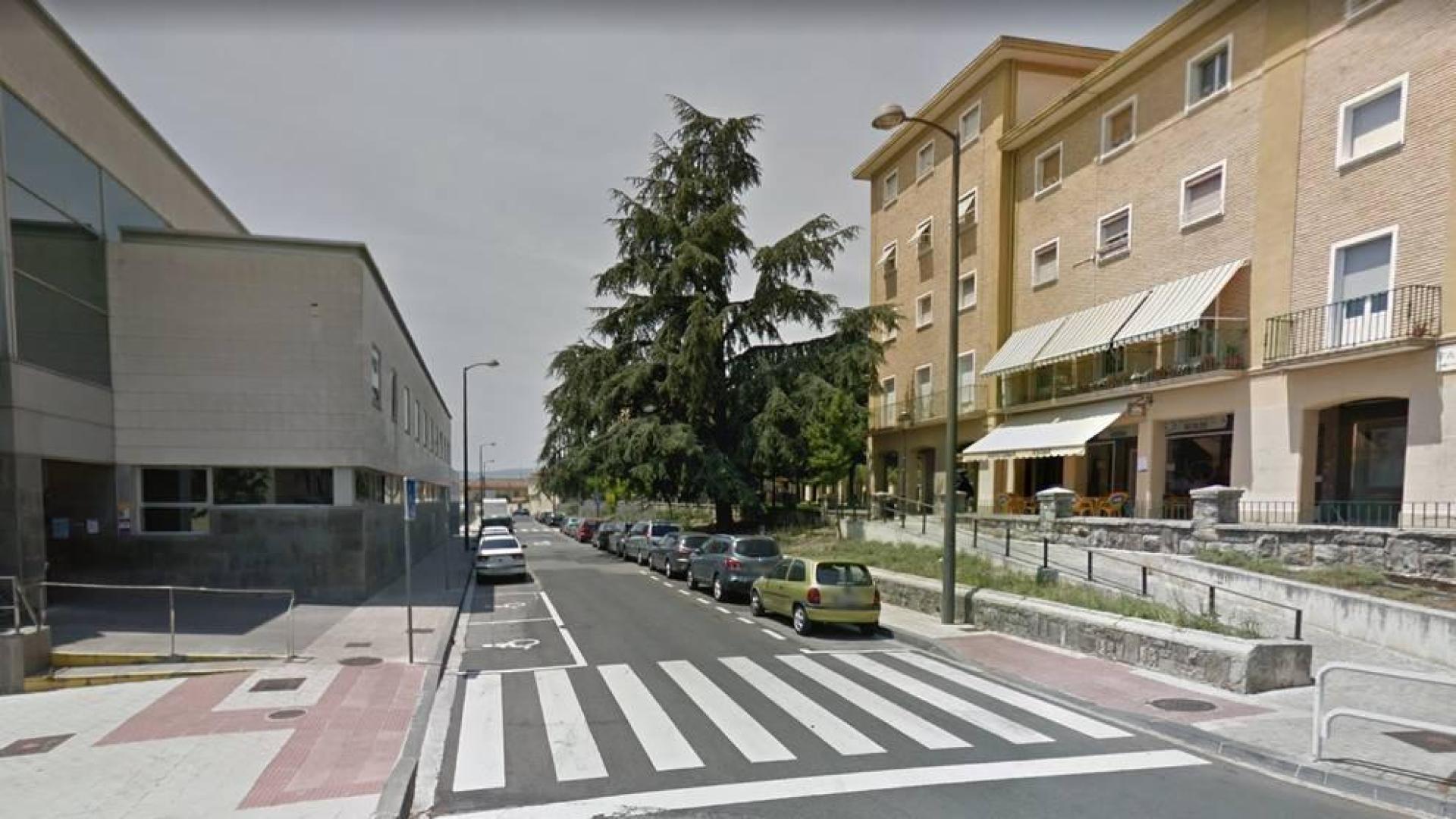 Calle María Auxiliadora, en la Txantrea.