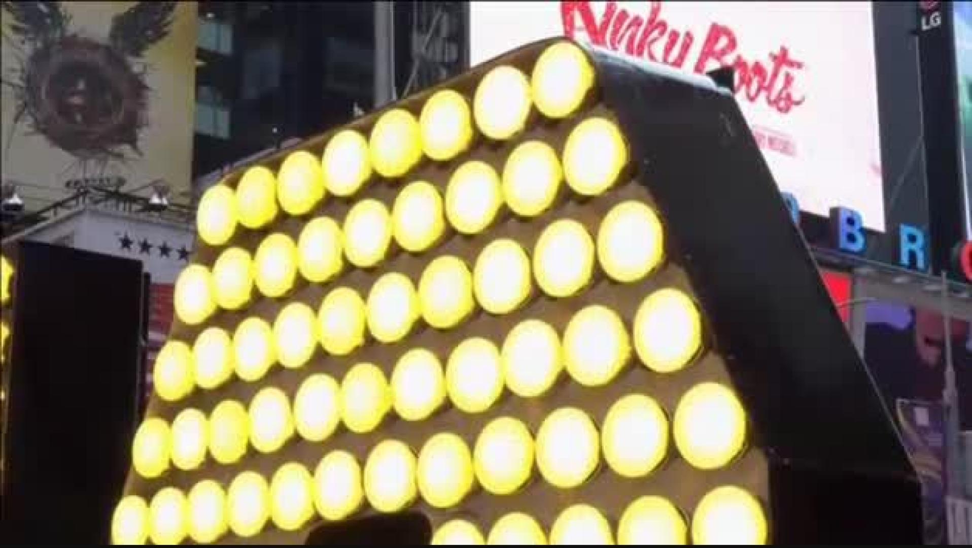 El nuevo año ya llega a Times Square en Nueva York