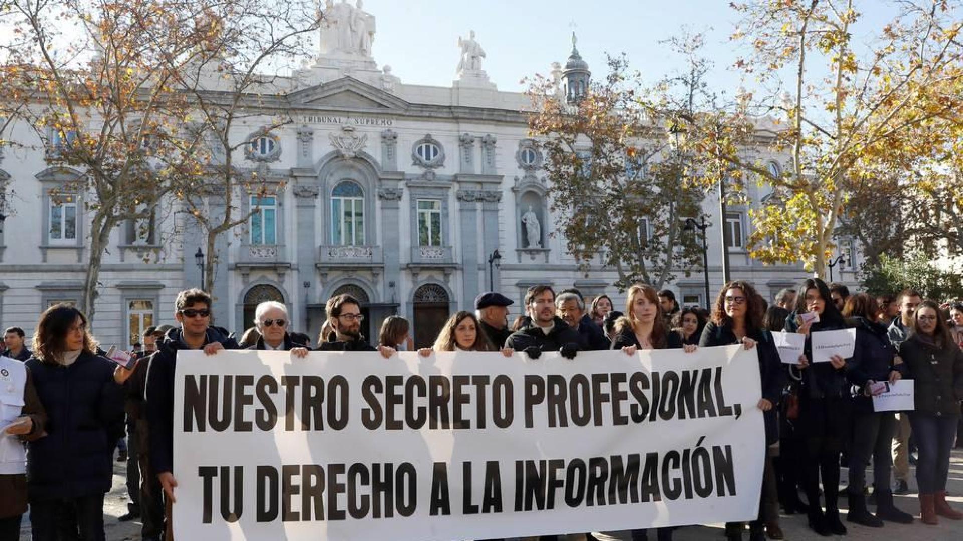 El Periodismo se planta ante el Supremo por el "insólito" ataque al secreto profesional