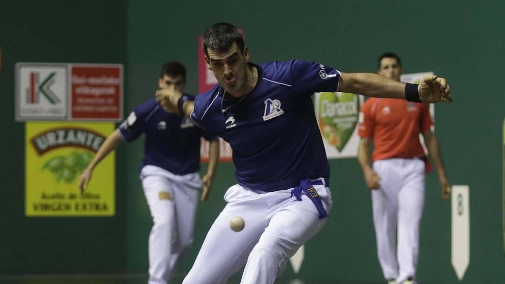 Imágenes del partido entre Ezkurdia-Galarza y Olaizola-Albisu