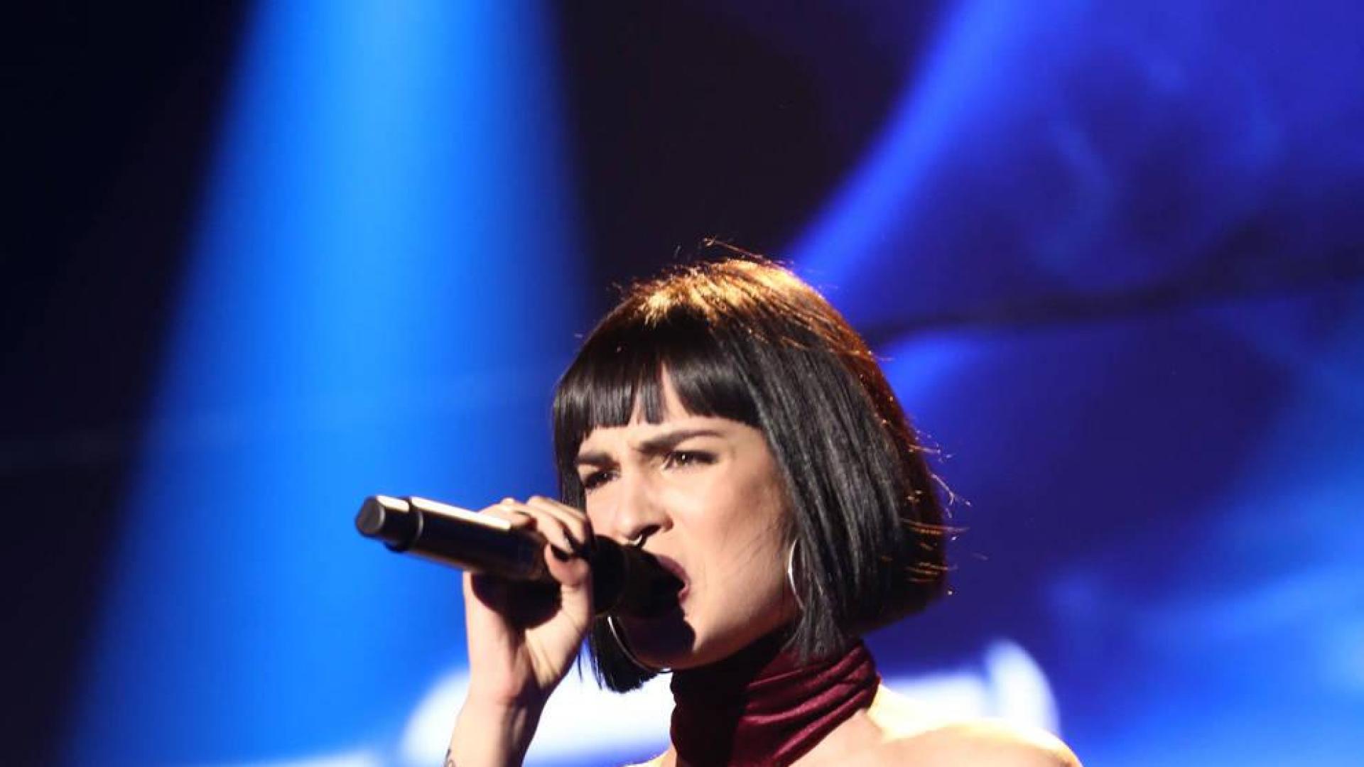 Natalia Lacunza, en su actuación del miércoles por la noche.