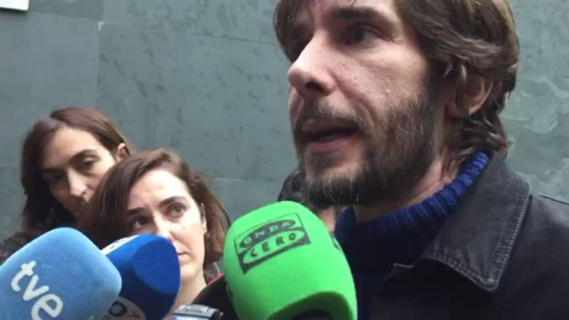 Mikel Buil, tras su expulsión del grupo parlamentario de Podemos-Orain Bai