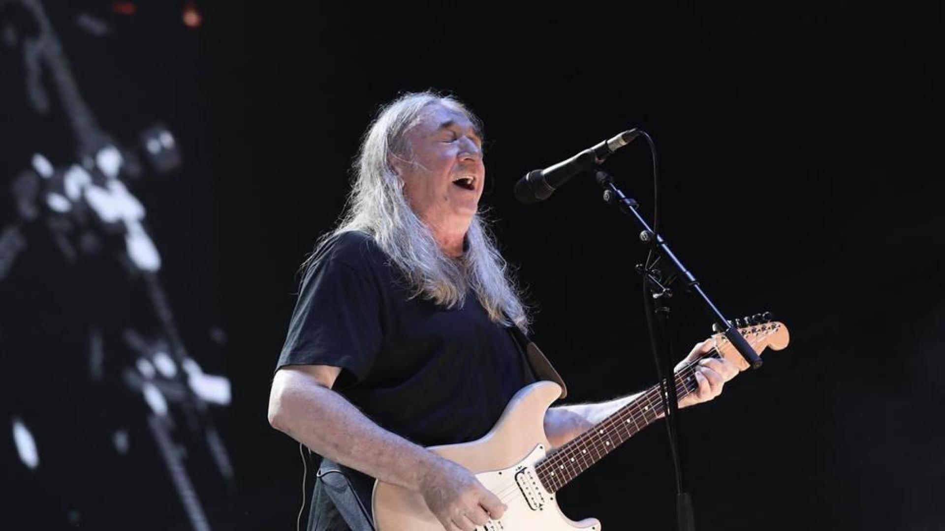 Rosendo, durante su último concierto en Madrid.