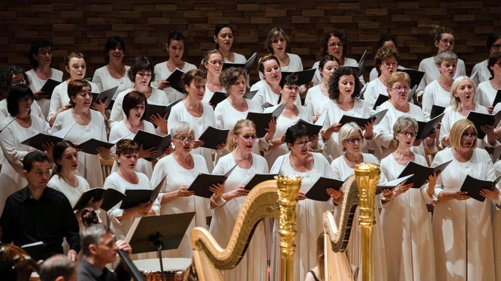 El Orfeón Pamplonés cerraba este sábado con una lluvia de aplausos su participación en las Noches Blancas de San Petersburgo tras dos conciertos que pusieron en pie al público del Mariinsky Concert Hall.