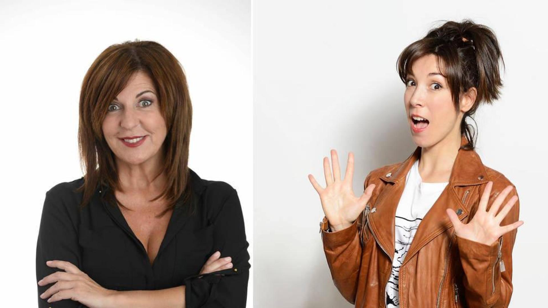 Maribel Salas y Alazne Etxeberria en Zizur Mayor