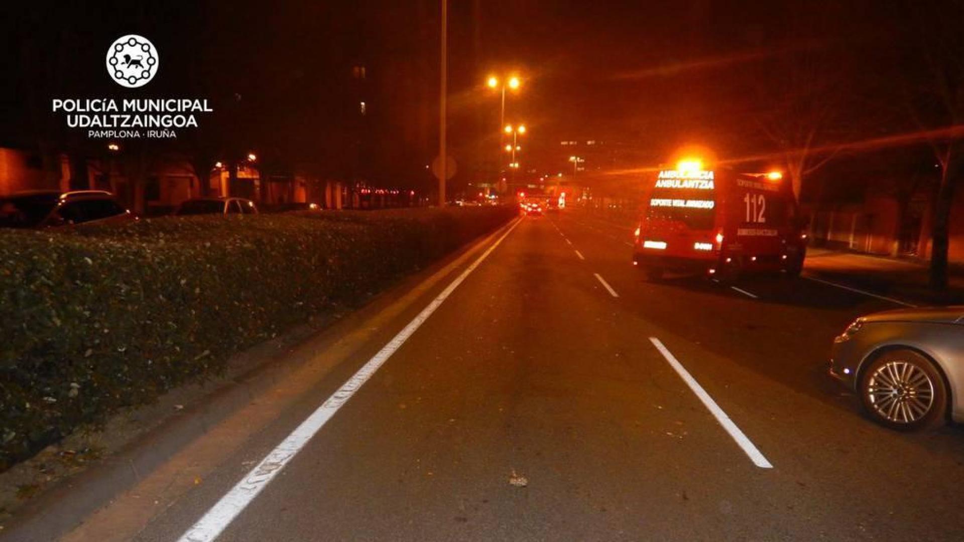El atropello ocurrió en la avenida de Navarra.
