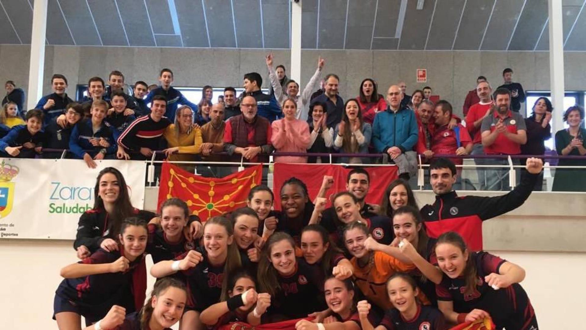 Un gol a seis segundos del final da el oro a la selección navarra cadete femenina