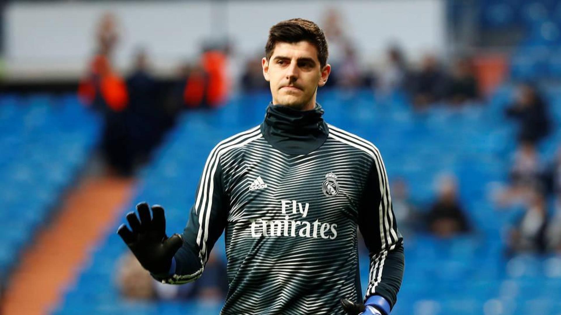 Courtois se une a la lista de lesionados del Real Madrid