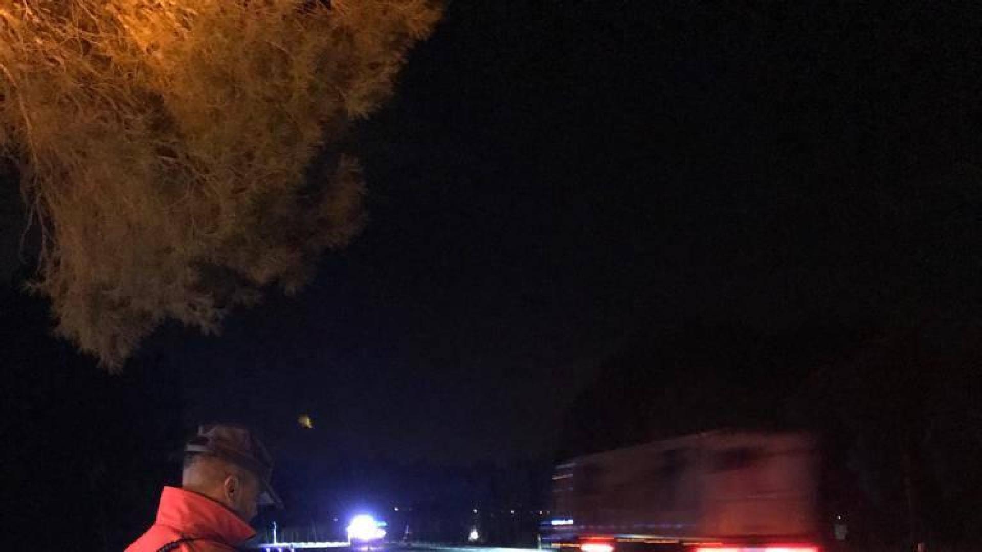 Un joven de Olite, herido tras salirse de la carretera y chocar en la N-121