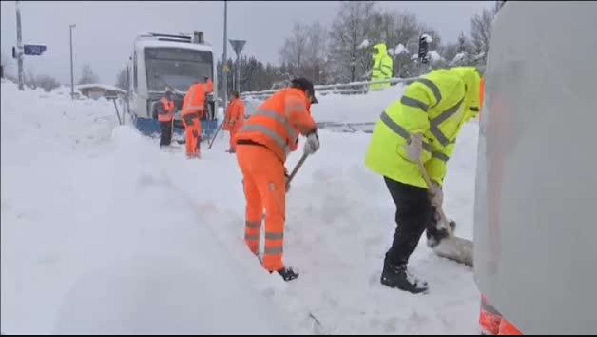 El frio polar colapsa el centro de Europa