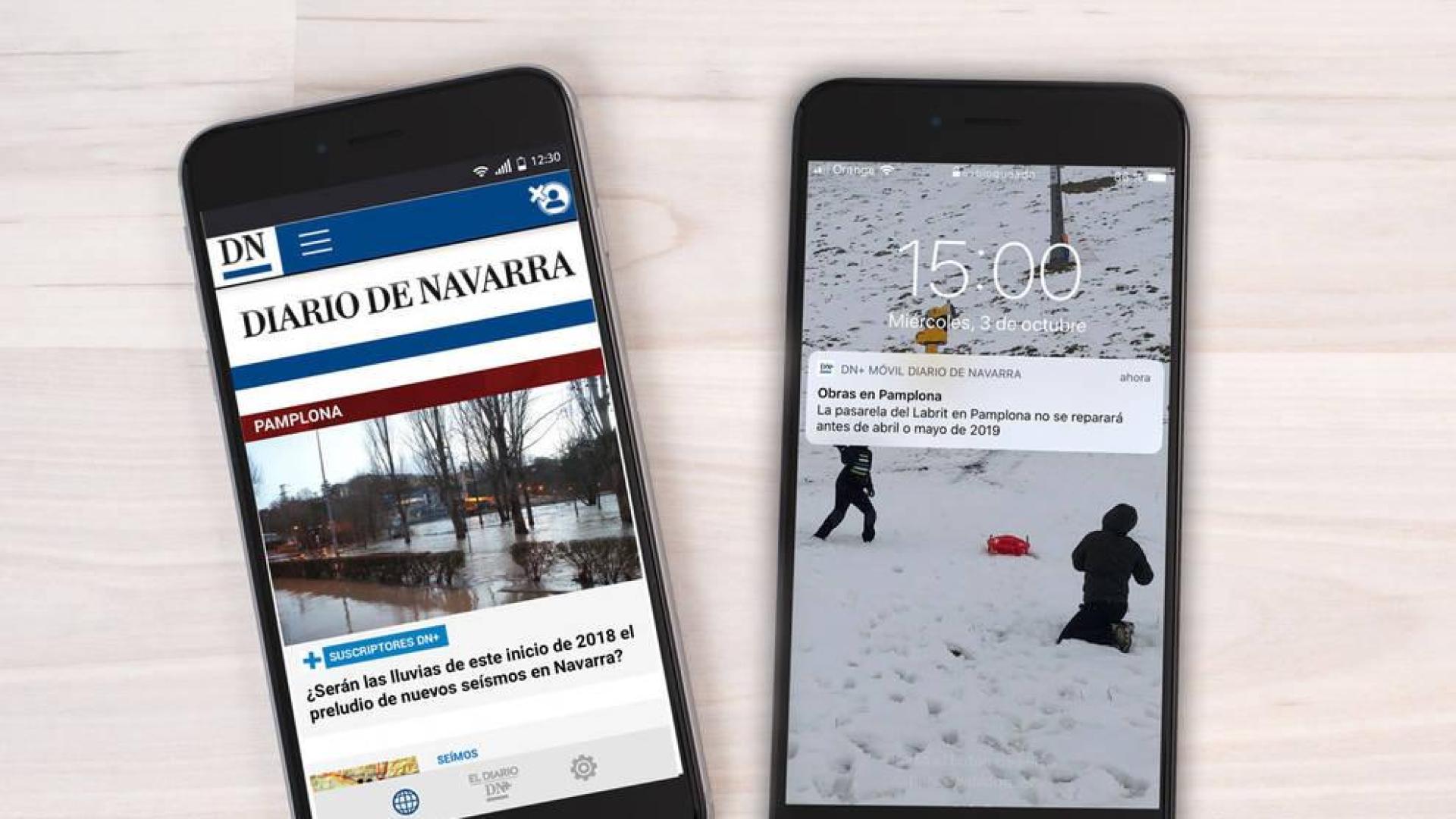 Una nueva aplicación móvil con adelanto exclusivo para suscriptores