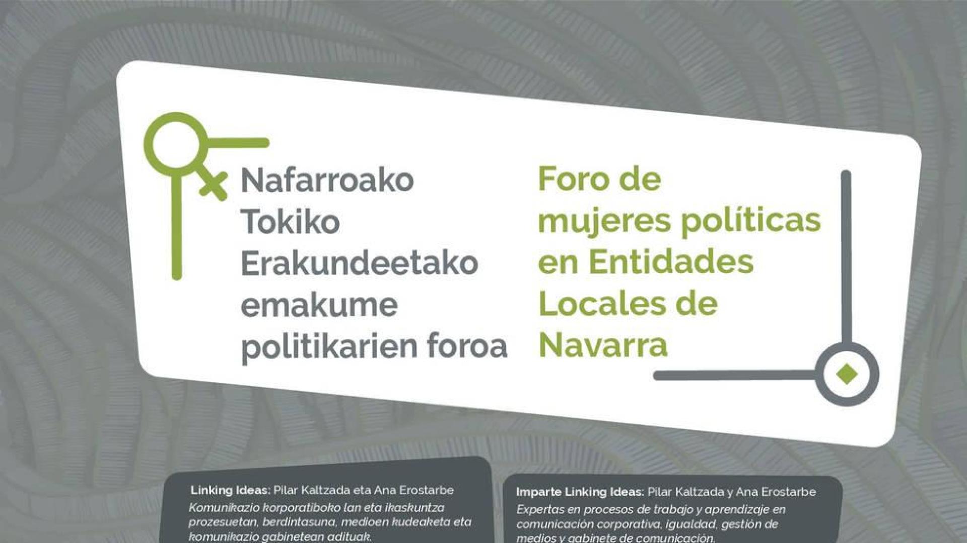 Foro sobre la participación de mujeres políticas en las entidades locales de Navarra