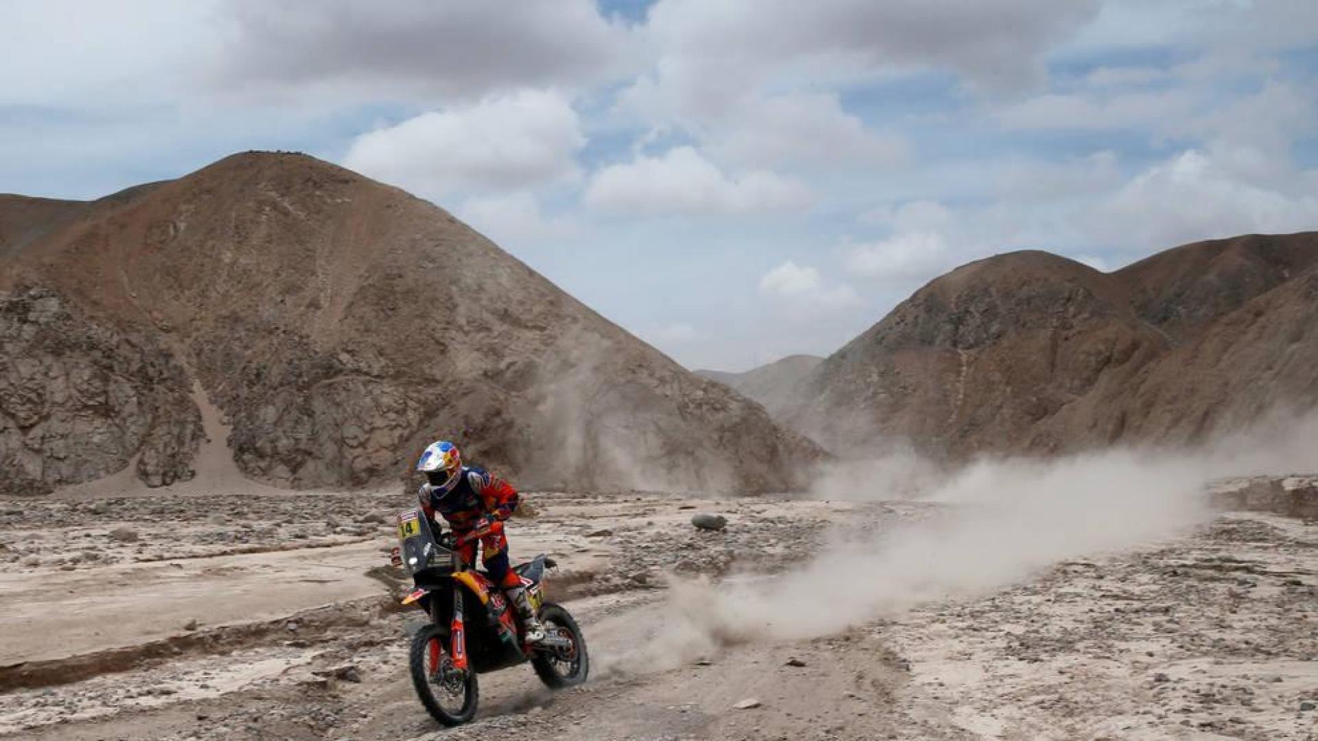 Sunderland gana en motos y Nani Roma persigue a Loeb en la maratón hacia Arequipa