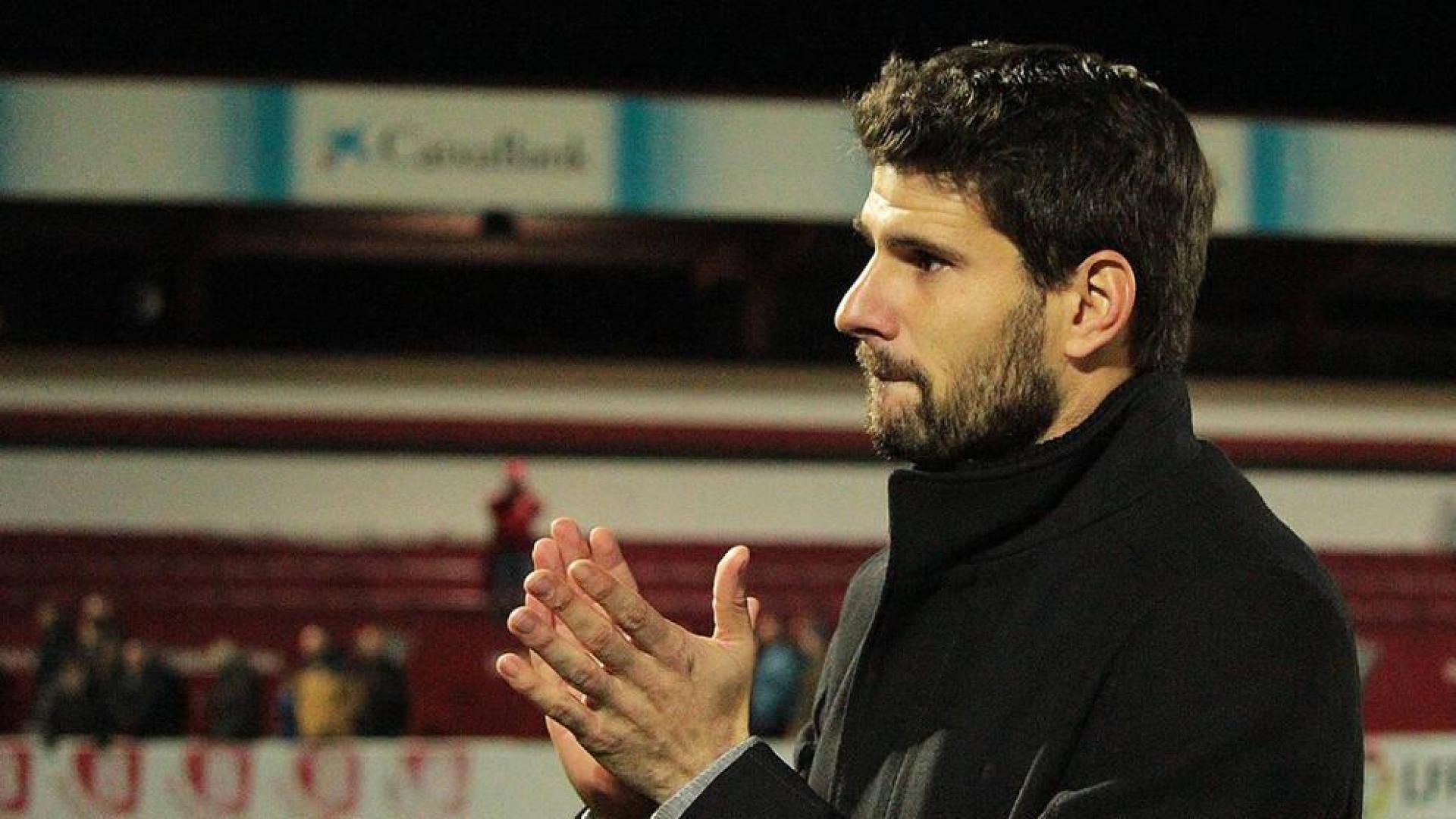 La emotiva despedida de Rúper del Mirandés