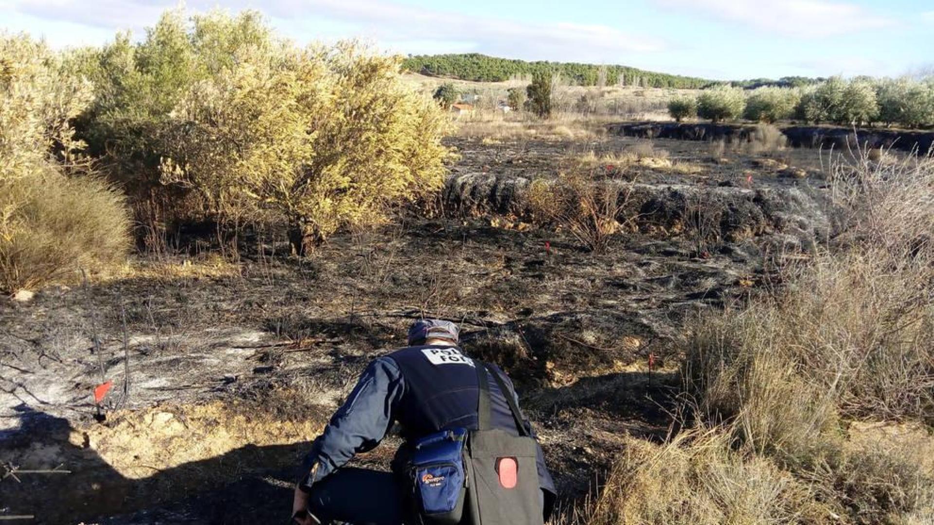 Un incendio en la Estanquilla de Corella obliga a cortar el tráfico en la NA-6891
