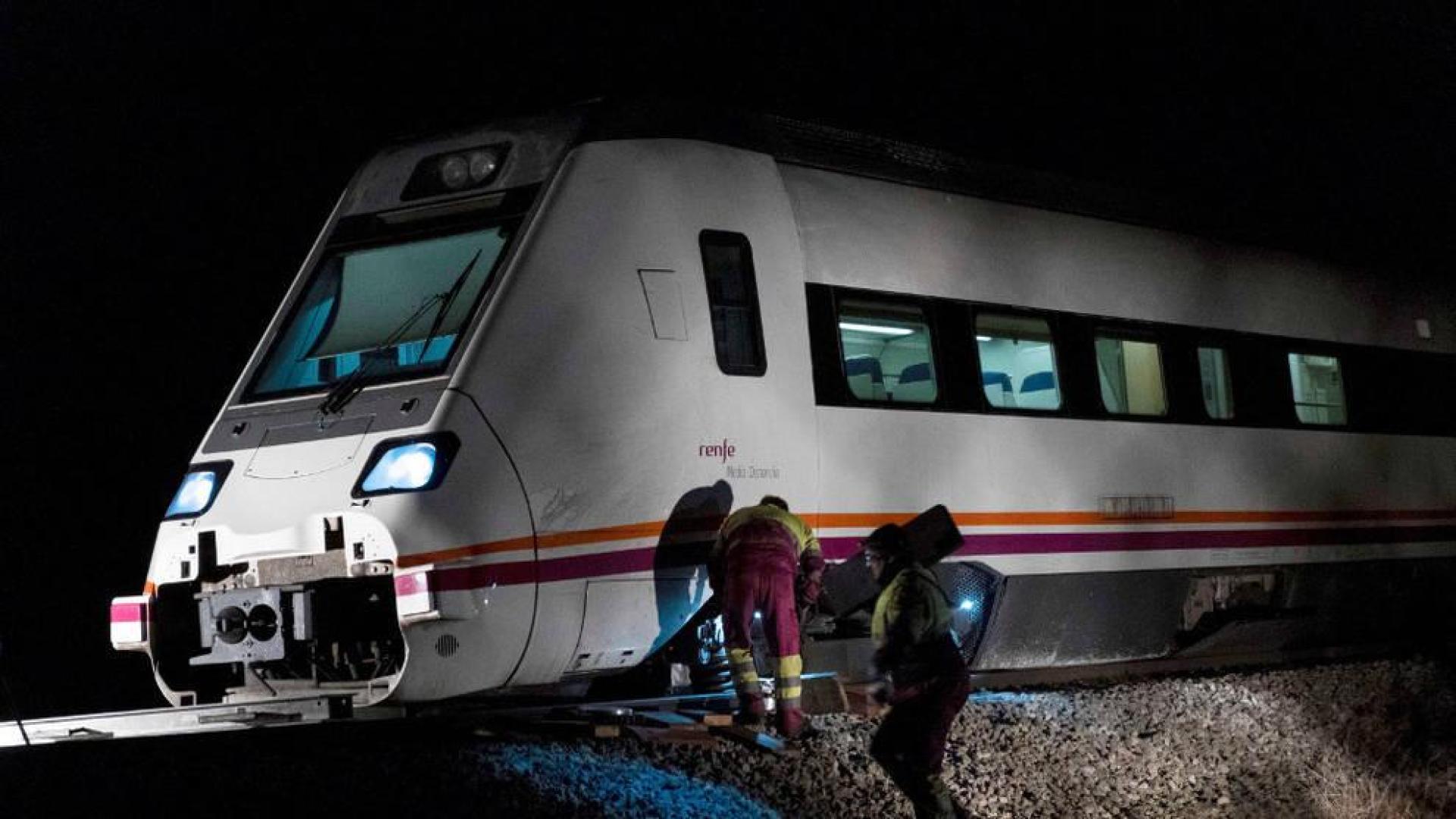 Descarrila un tren cerca de estación de Torrijos (Toledo) sin ningún herido