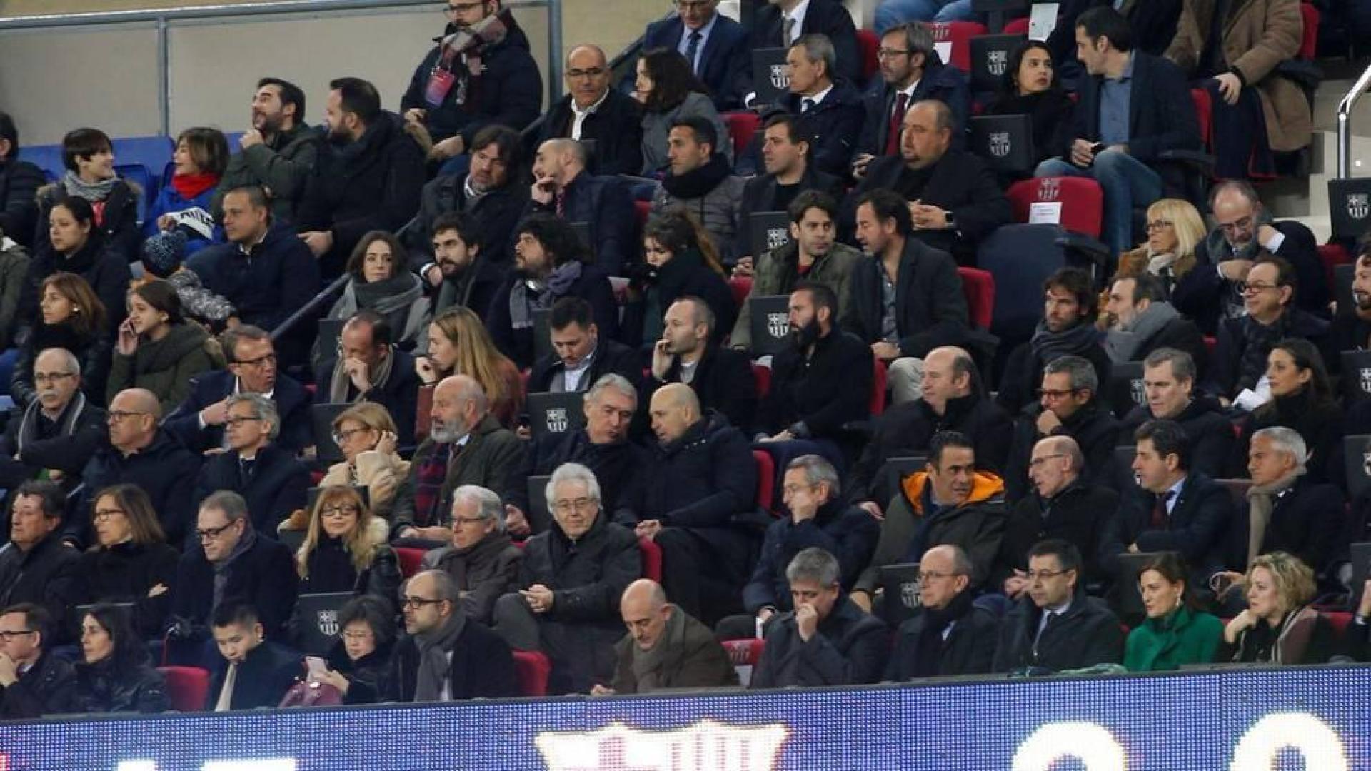 ¿Con quién coincidió Amaia Romero en el palco del Camp Nou?