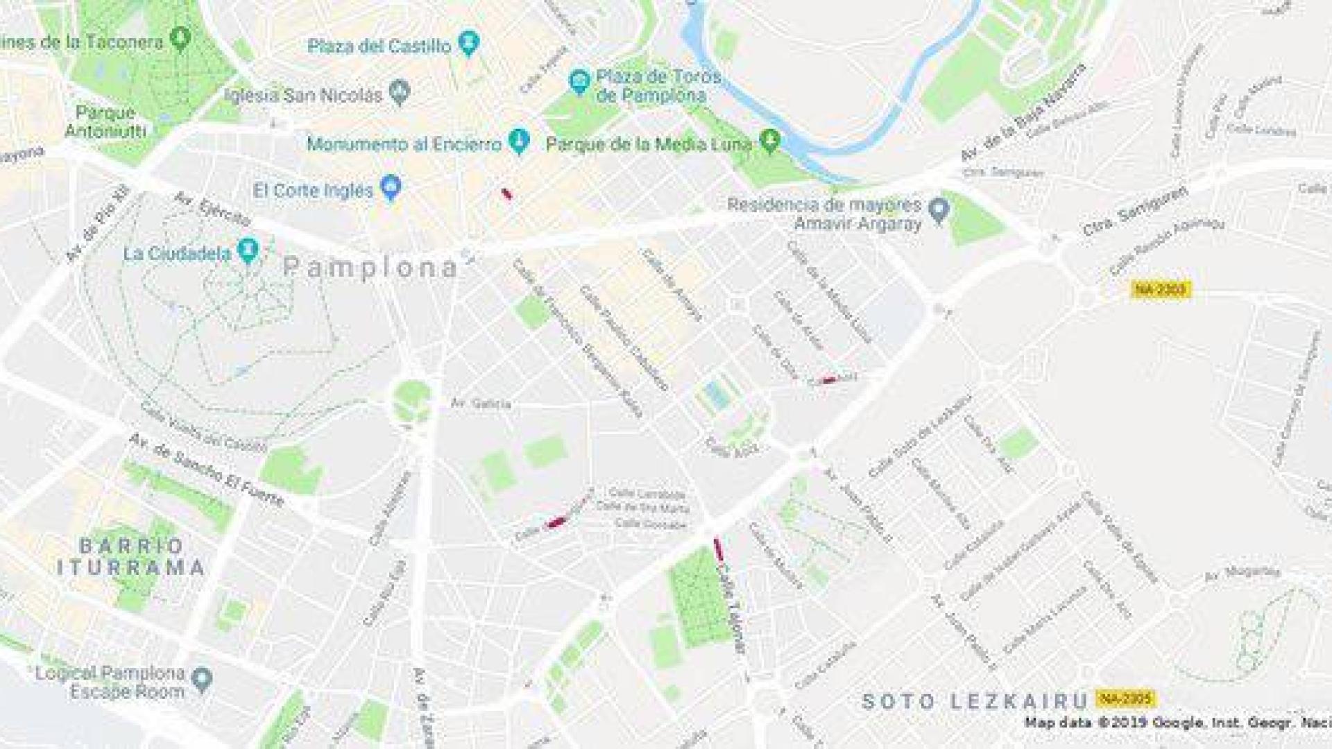Estos son los cortes de tráfico de este miércoles en Pamplona