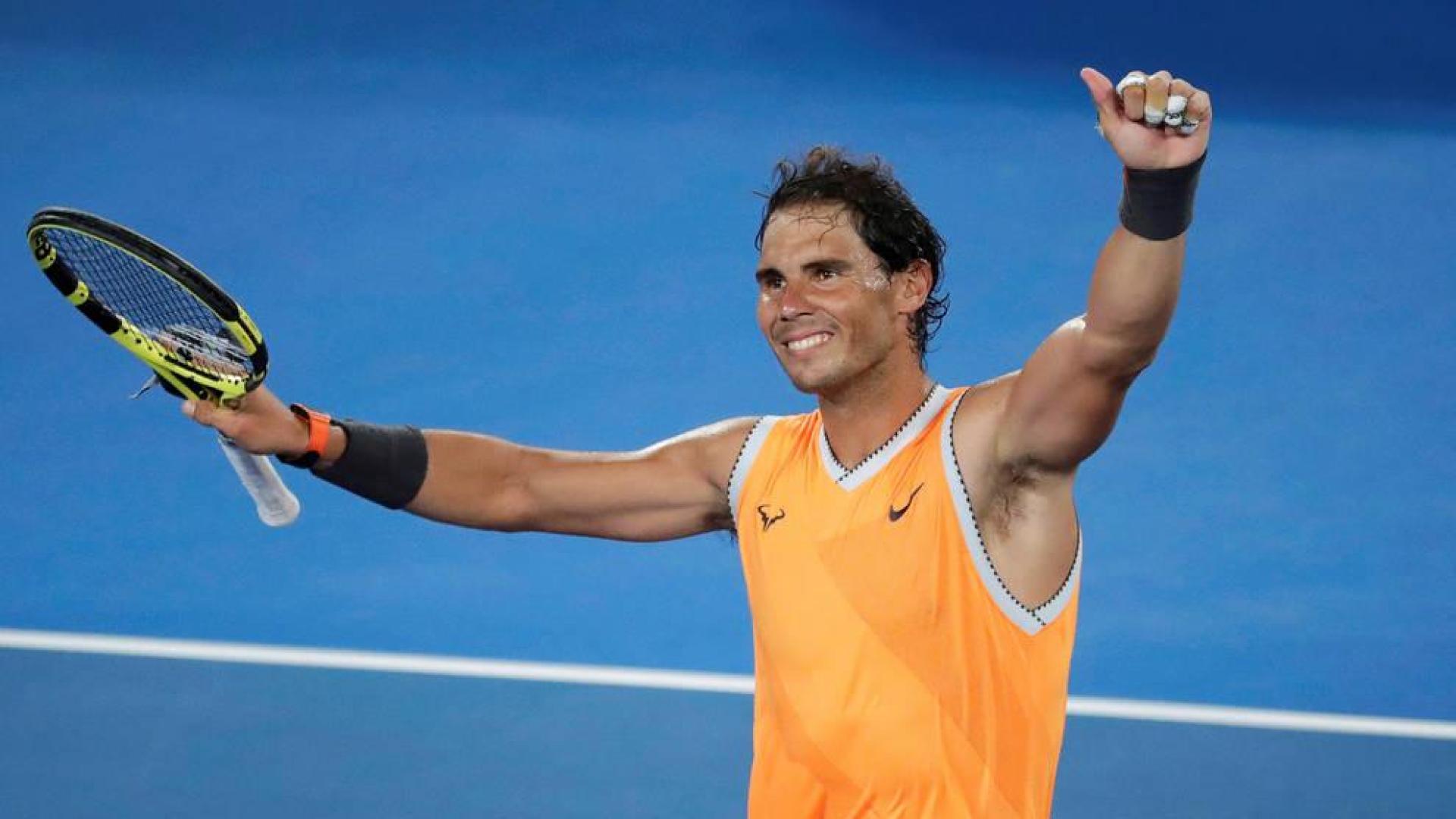 Nadal se deshace de Ebden y pasa a tercera ronda en Australia