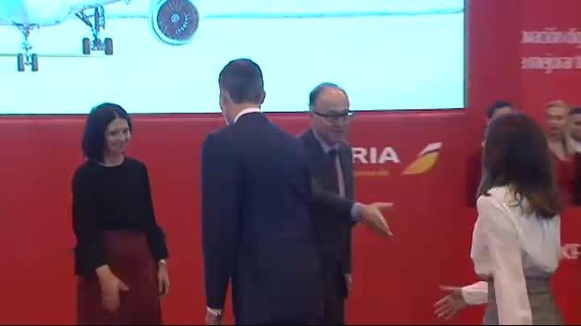 Los Reyes inauguran Fitur después de entrar por una puerta lateral