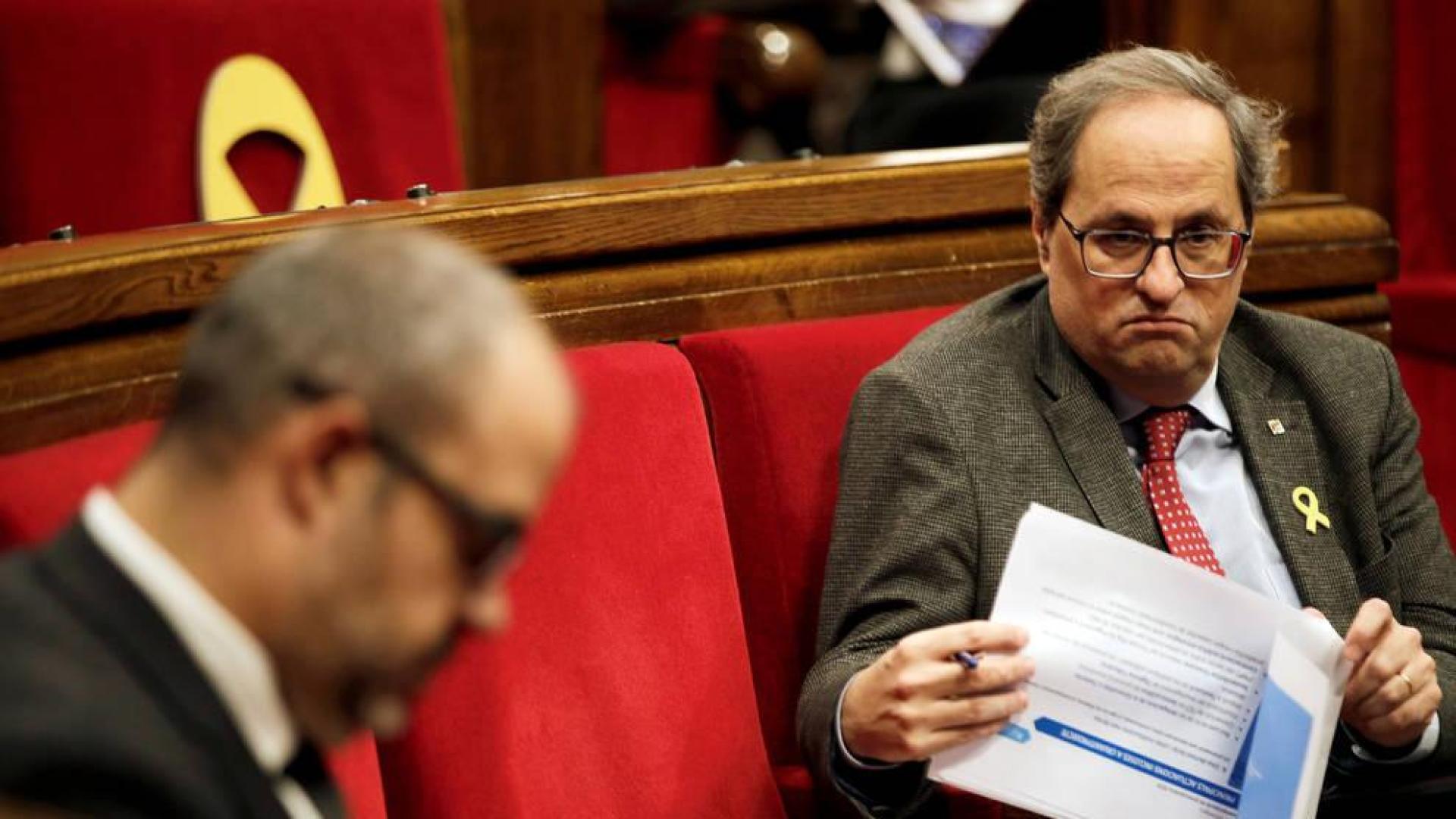 Torra no descarta una nueva declaración de independencia