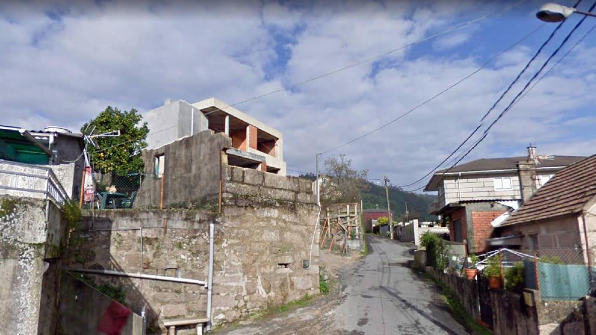 Parroquia de Cans, en O Porriño, donde tuvo lugar la detención del joven.