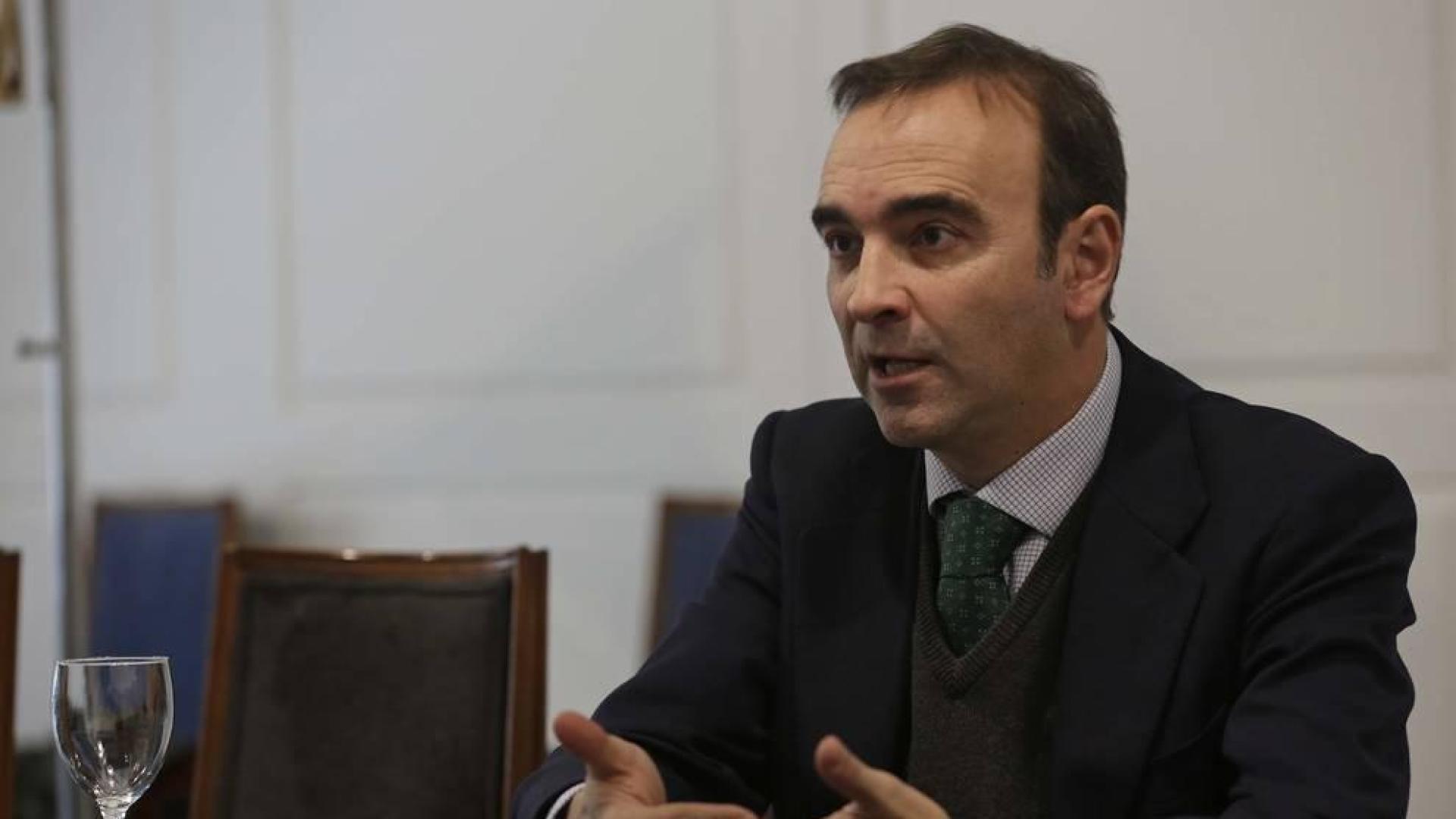 Santiago Sala, en un momento de la entrevista