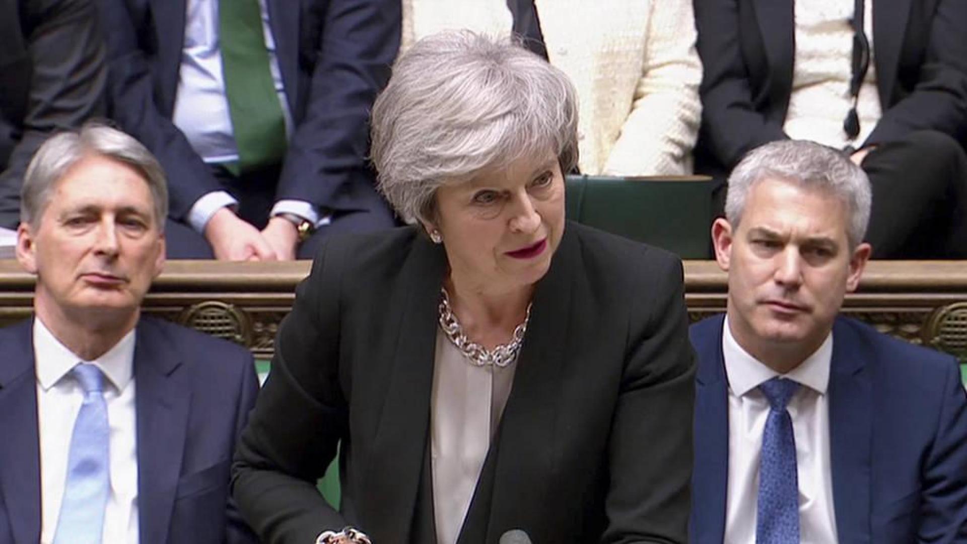 May buscará una nueva negociación del Acuerdo de Salida de la Unión Europea