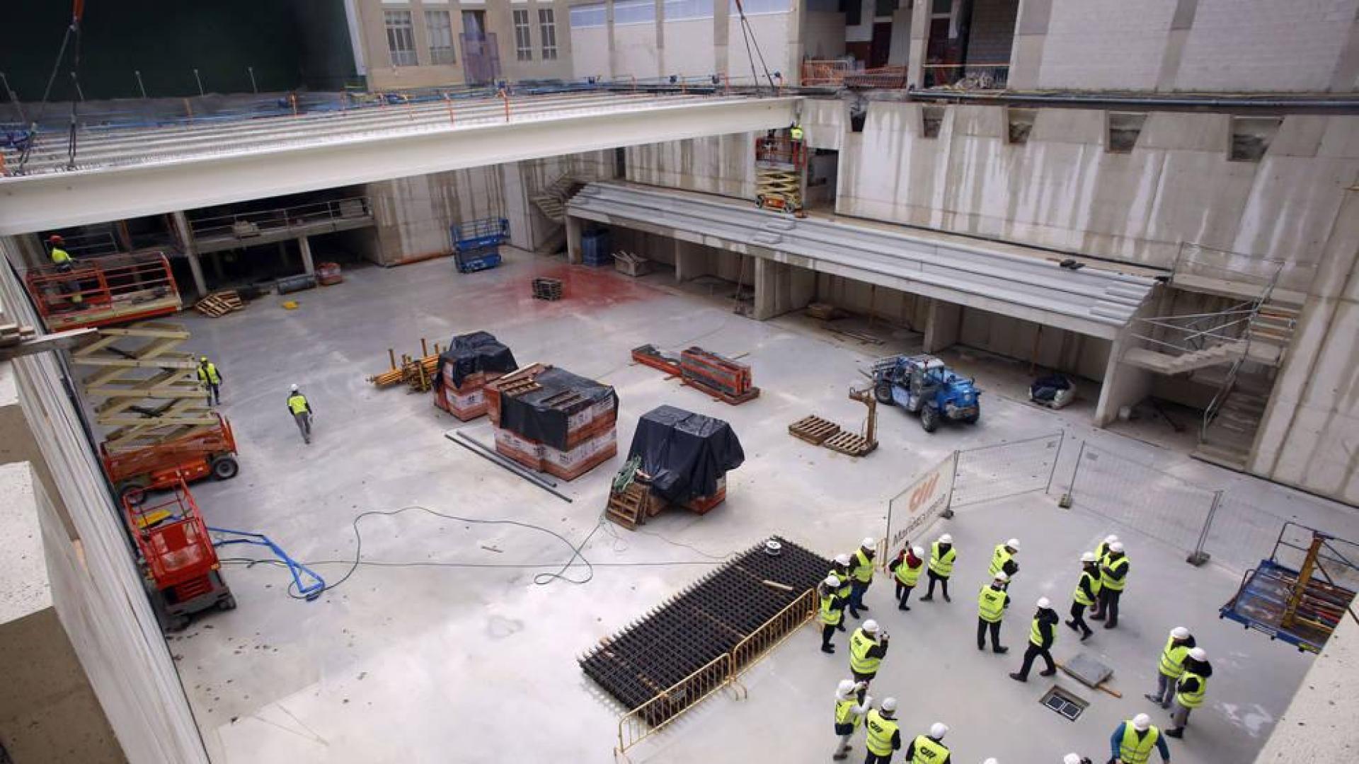 Toma forma el futuro polideportivo de Escolapios en el centro de Pamplona