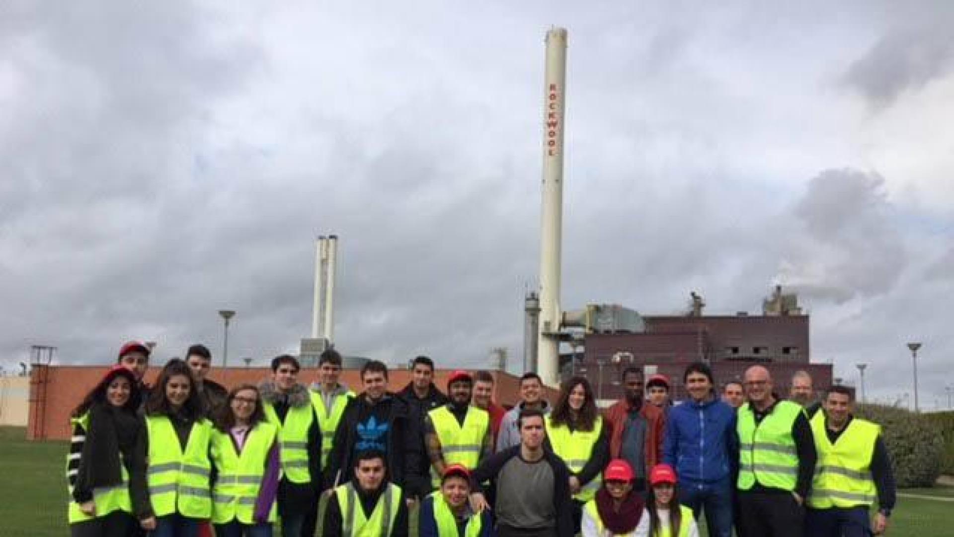 Una de las visitas a la planta de Rockwool en Caparroso