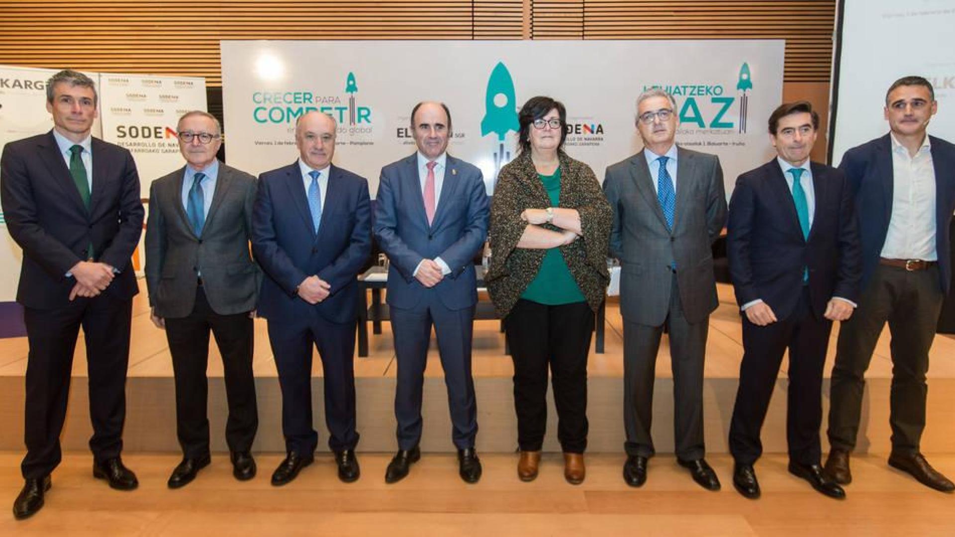 Luis Collantes, Juan Miguel Floristán, Josu Sánchez, Manu Ayerdi, Pilar Irigoien, José Zudaire, Carlos Eugui y Josu Ugarte.
