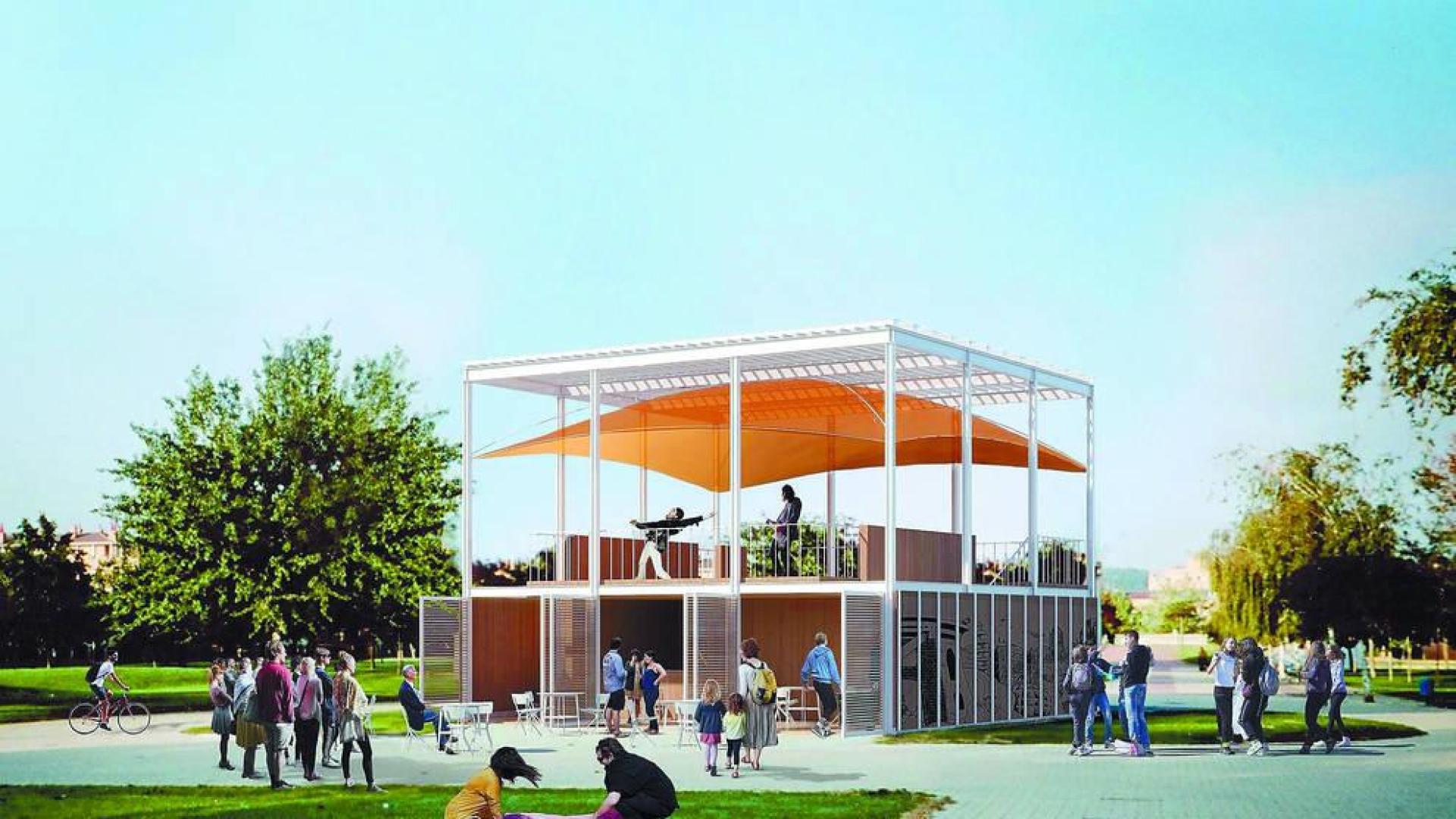 El kiosco que no pudo ser en Barañáin