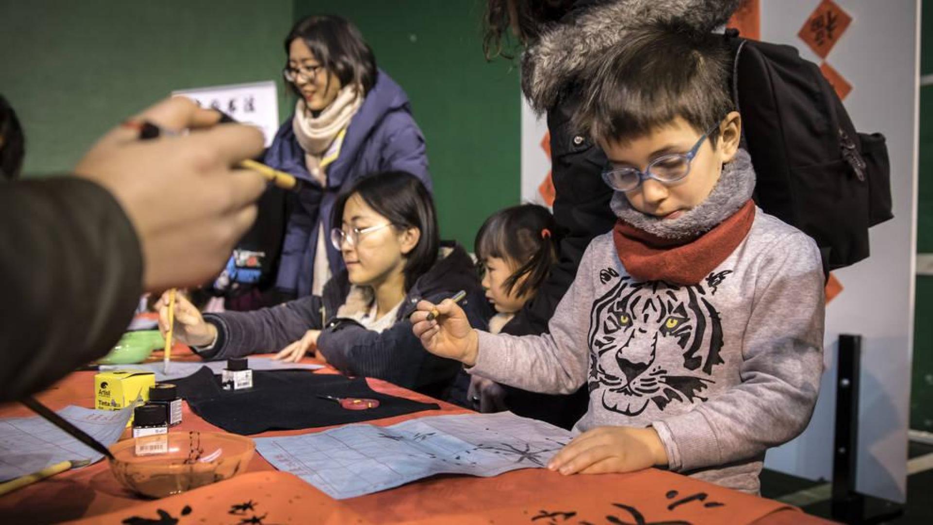 Nuevo año del cerdo para los chinos en Pamplona