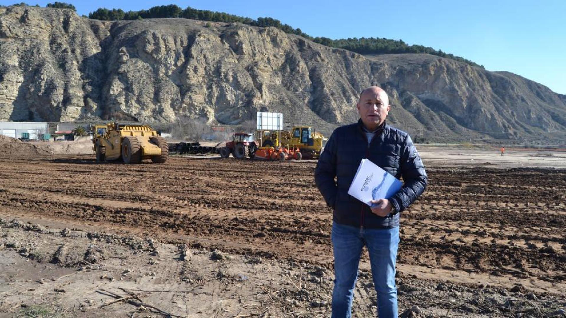 Comienzan en Azagra las obras de La Landa, un polígono creado por 17 particulares